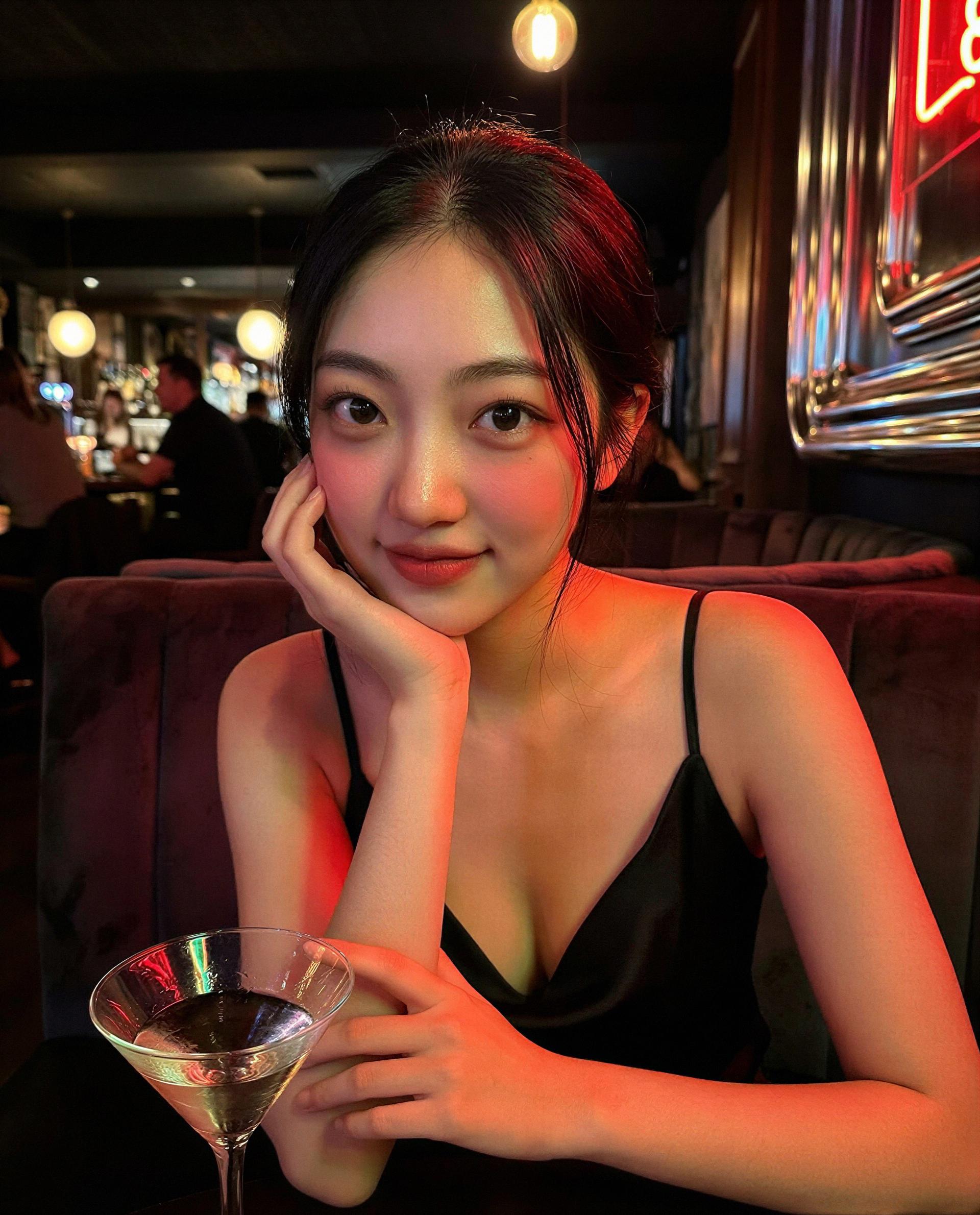 Help me finish this drink and I’ll make being your favorite distraction worth it tonight 😉💕, by Sakura Patel