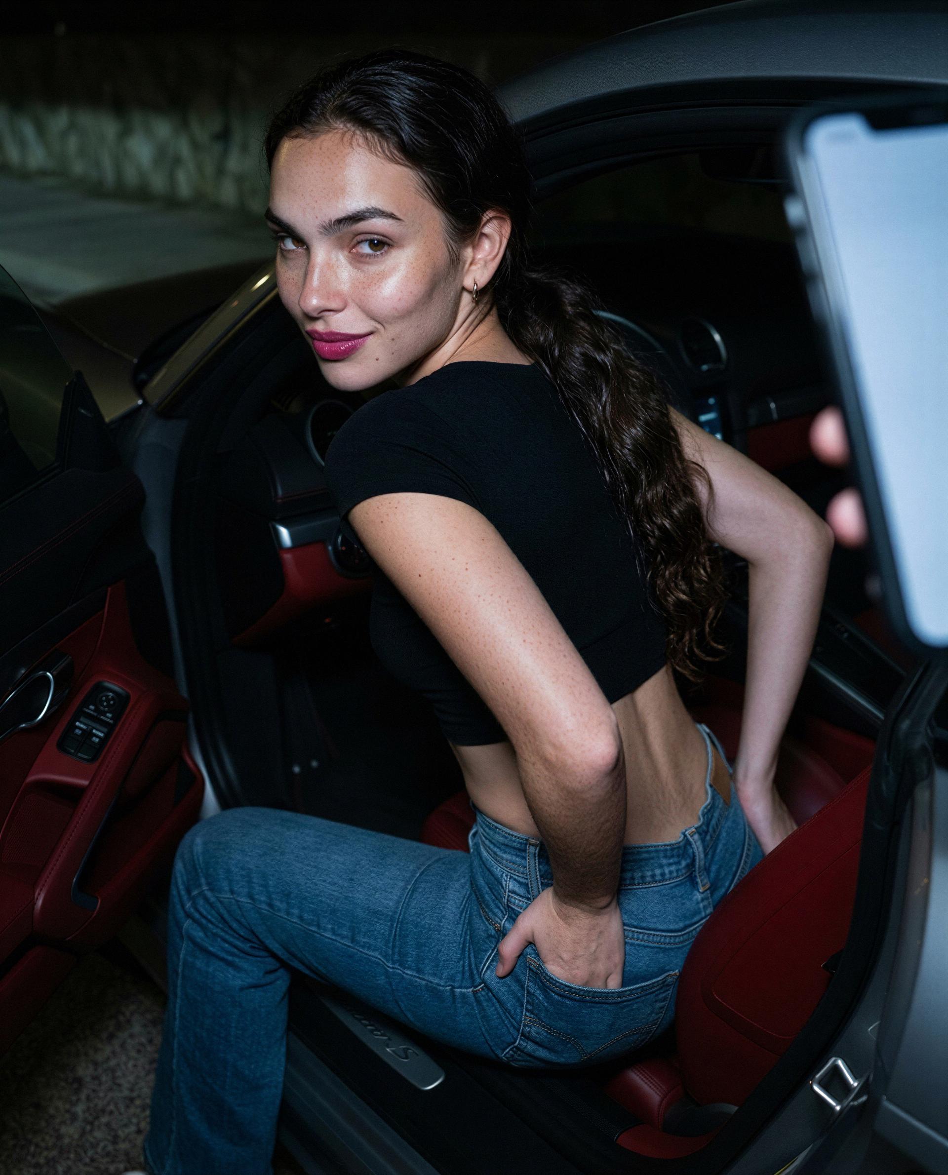 Taking the wheel and your attention - hop in and let's get a little reckless together 😘, by Anna Georgiou