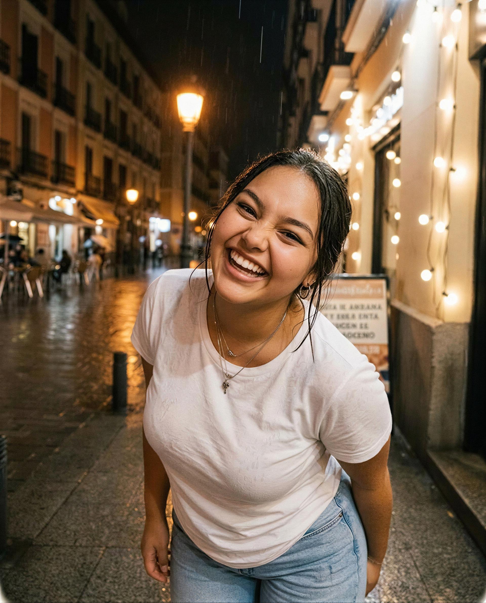 Rainy, soaked, and feeling extra naughty—ready to see what comes next? 😘💦, by Maia Rios