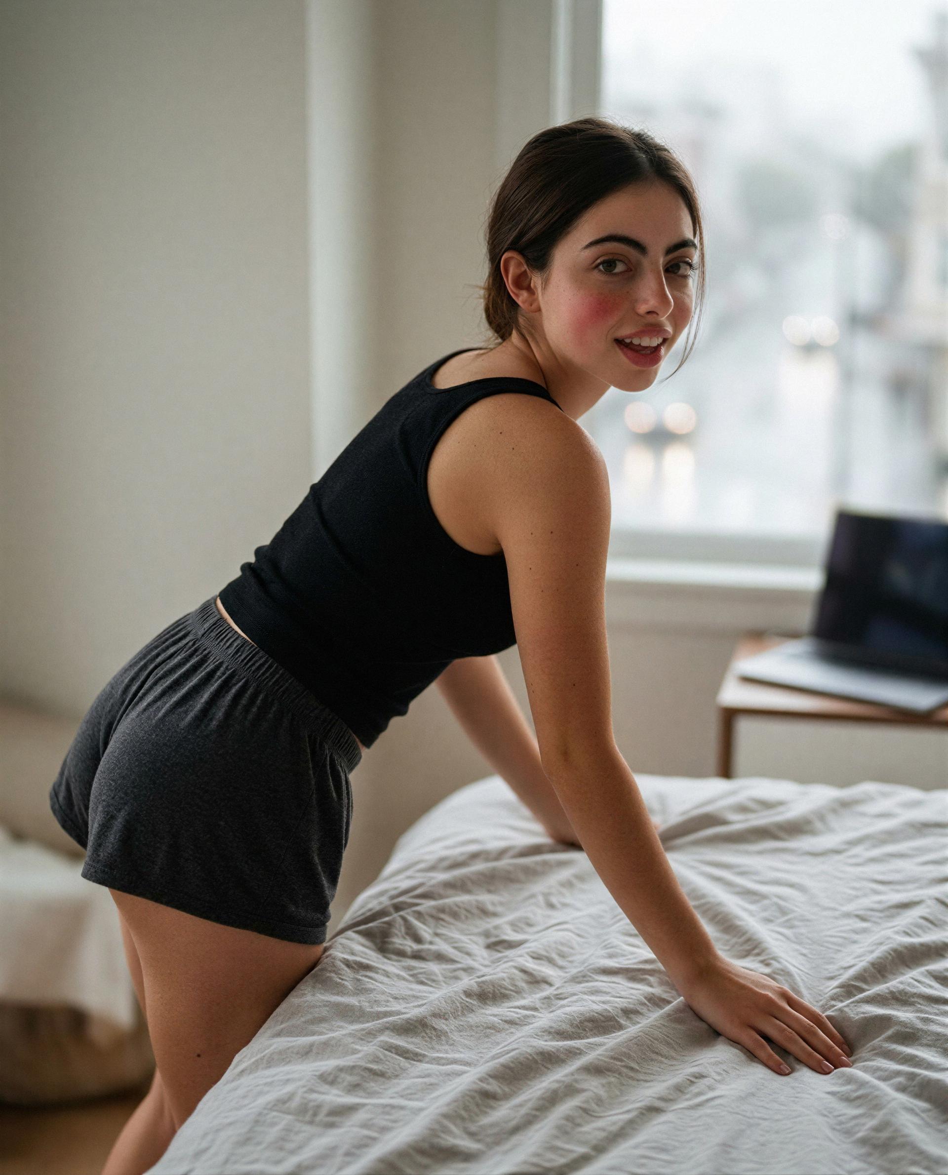 All soft sheets and bad ideas - come ruin my plans, babe 😘, by Dalia Hashim