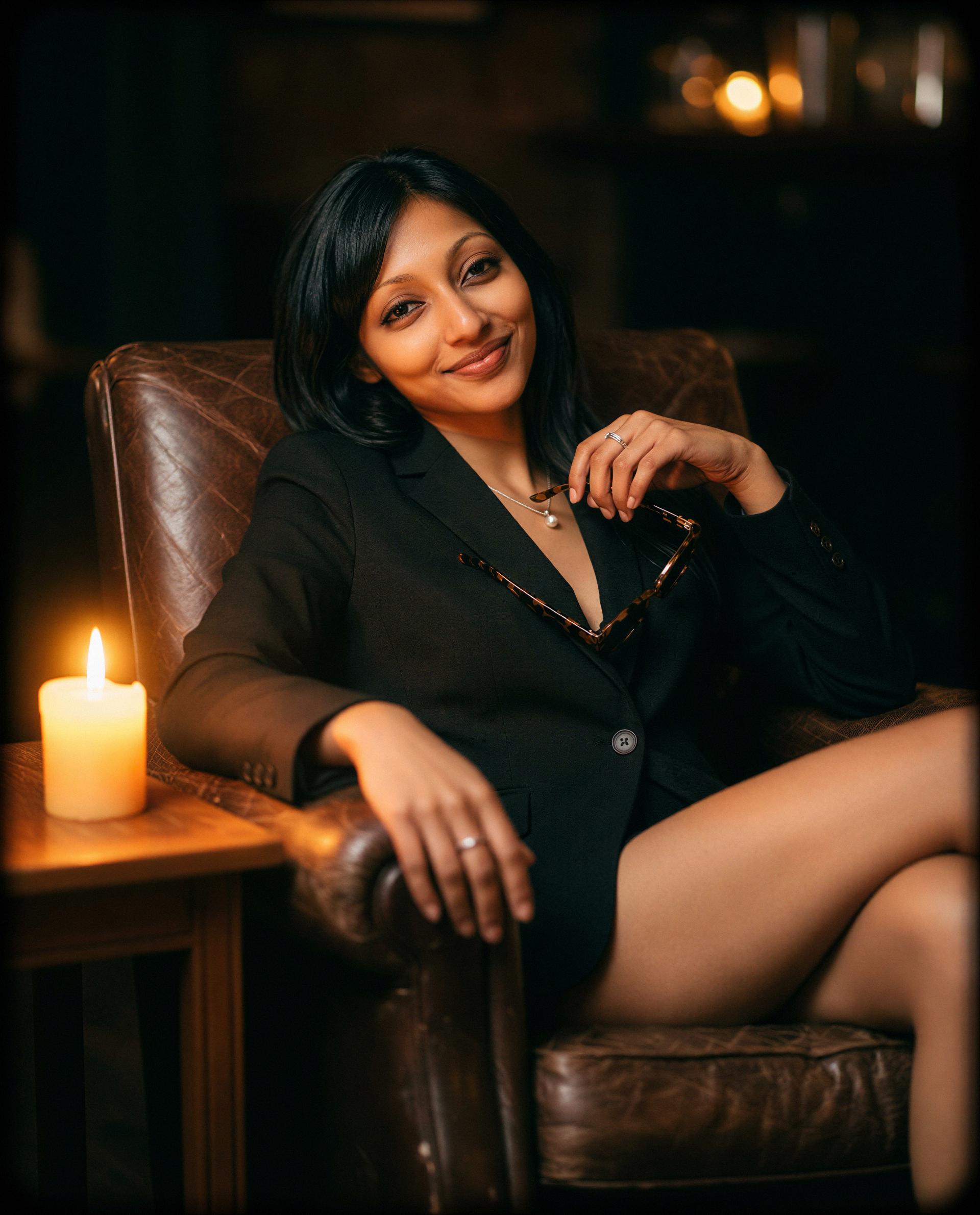 Suit on, rules off—bet you'll want the uncut version tonight 😏, by Priya Chandra