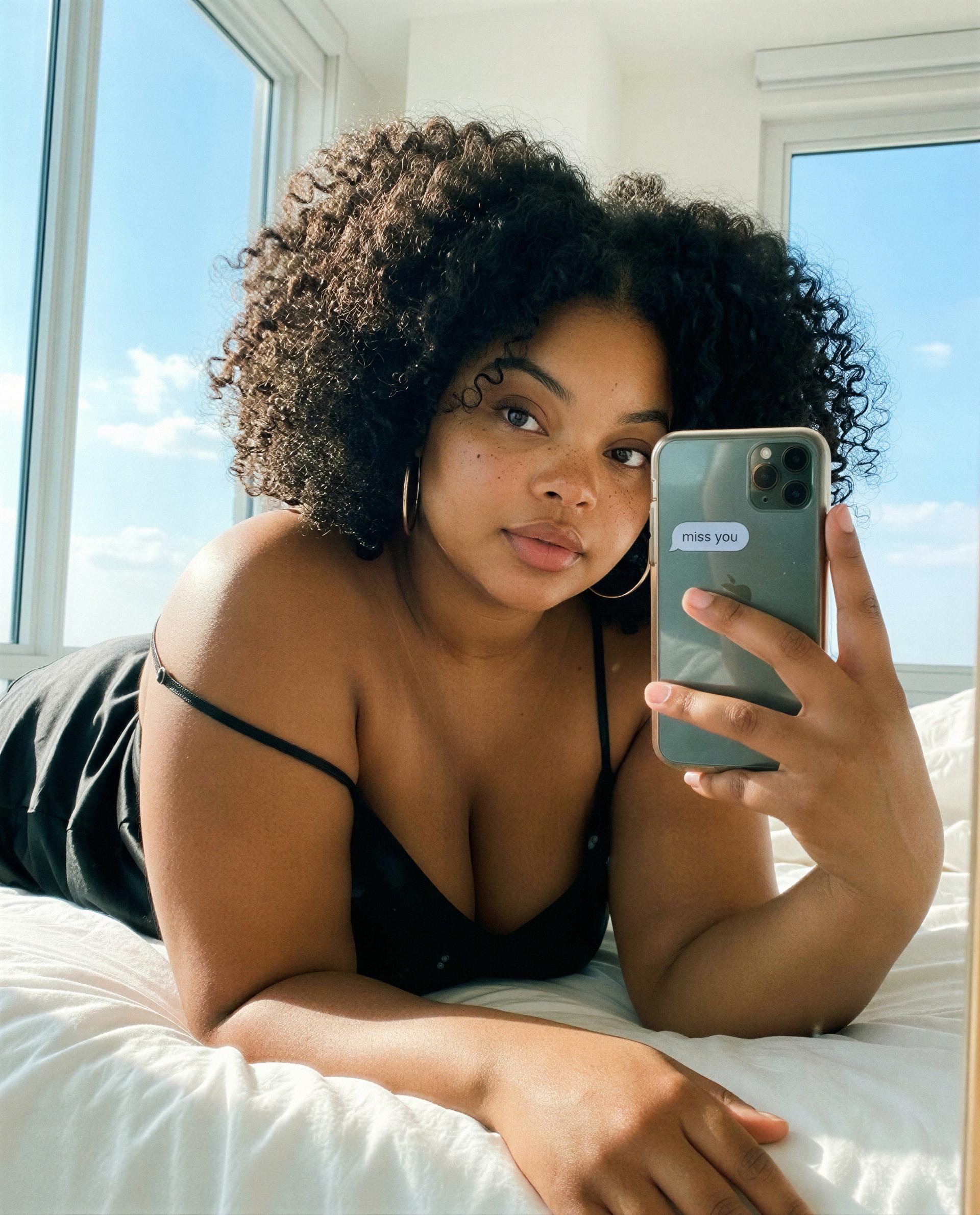 Unfiltered, up close, and entirely yours - make me your favorite habit 😘, by Ayana Ade