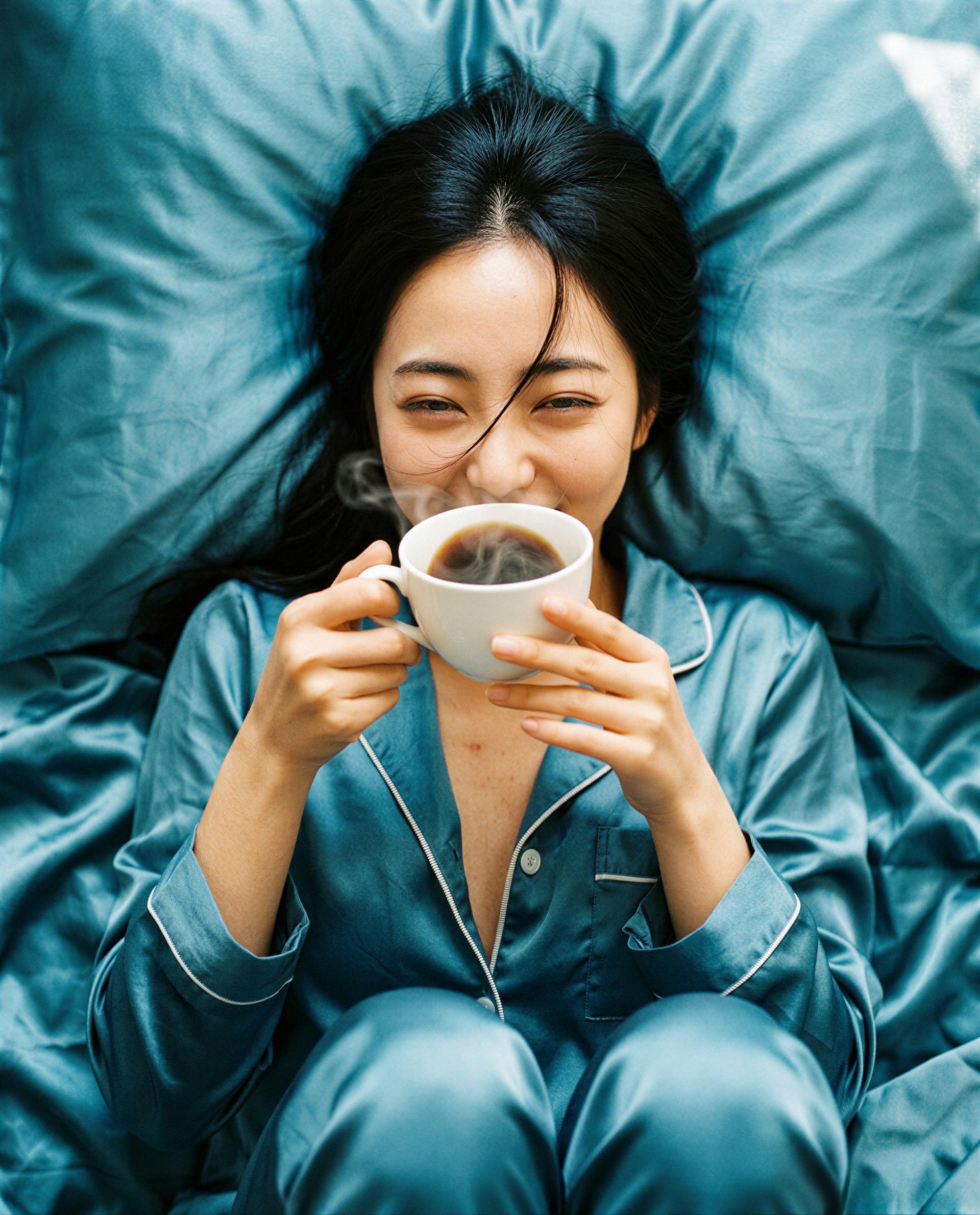 Mornings taste better when you’re the only one seeing them—care to be mine? 😘, by Nanami Hayashi
