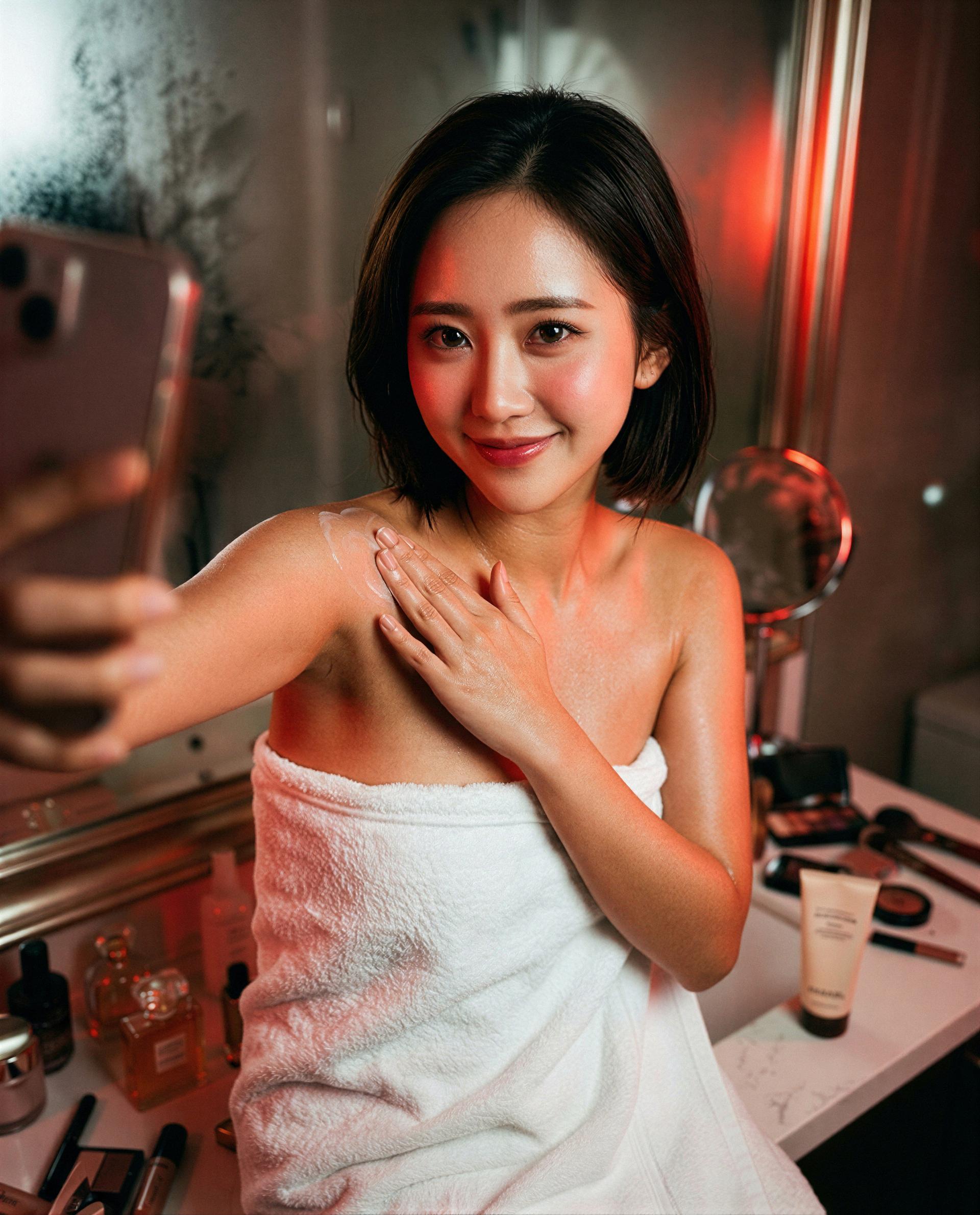 Caught me mid-sparkle - come a little closer before I rinse it all off? 😘💕, by Lily Nguyen