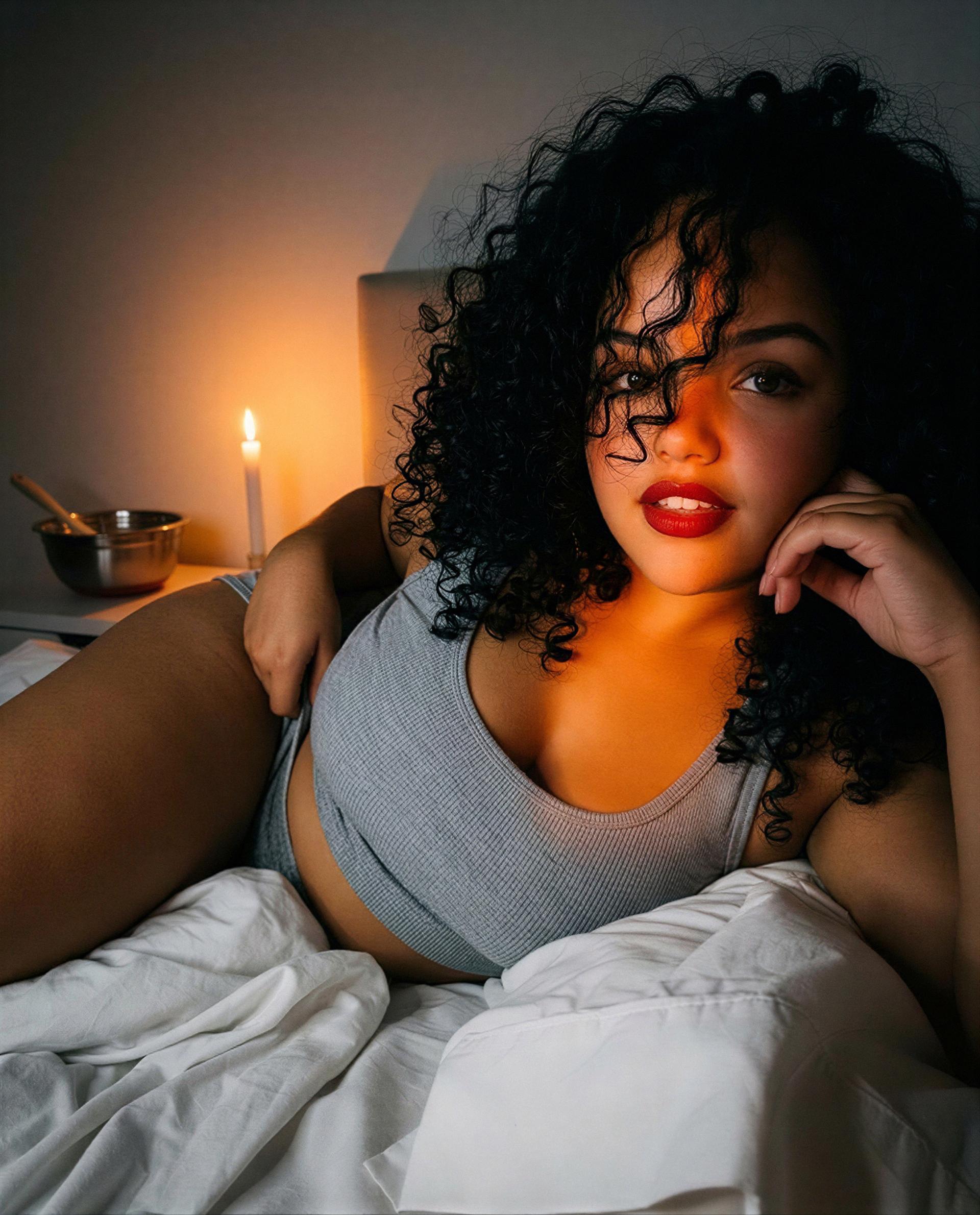 Just say the word and I’ll trade these sheets for something only your eyes can have 😉, by Zaira Fernandez