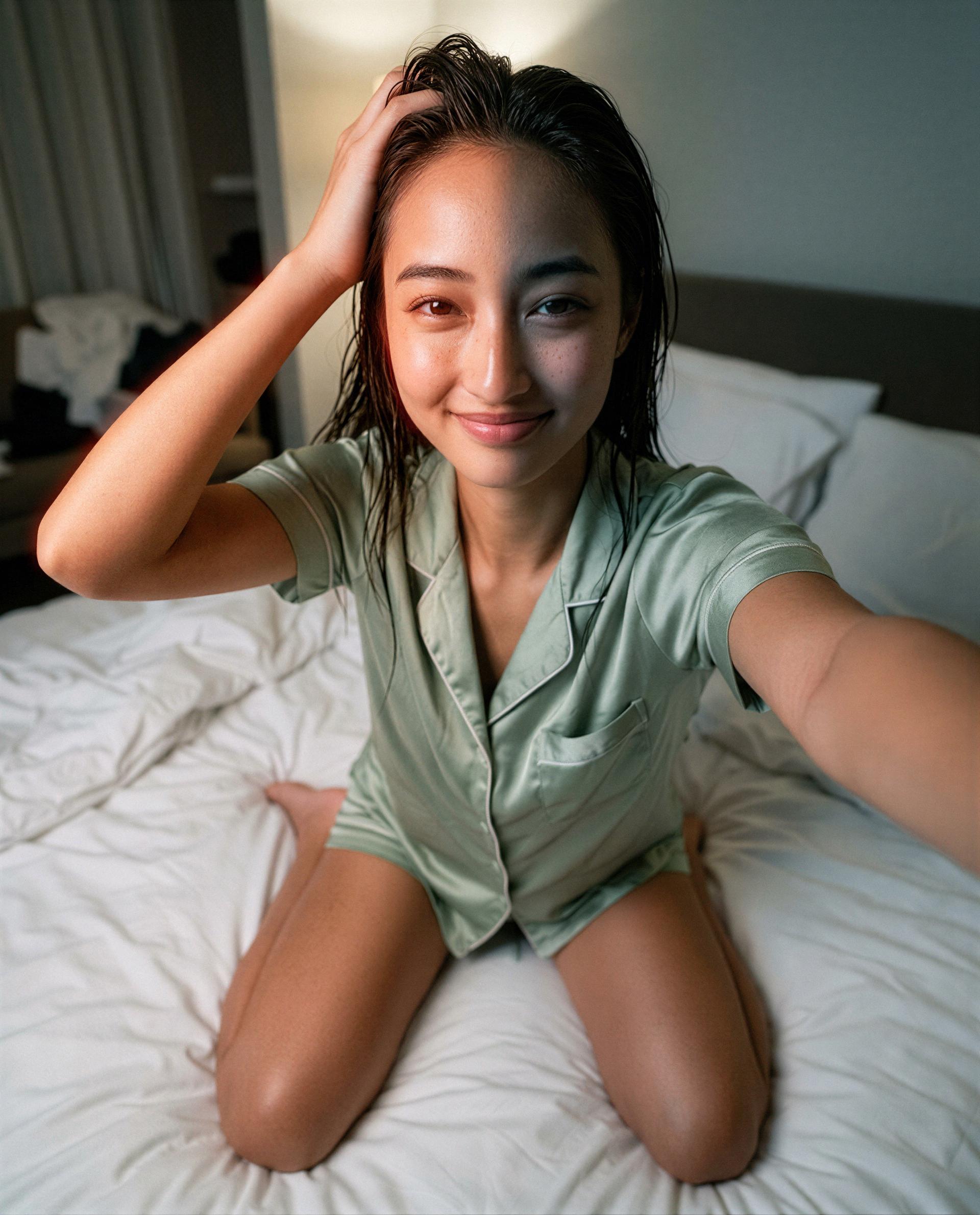 Bed’s a stage and I’m the main event—want a VIP pass? 😈, by Lata Pillai