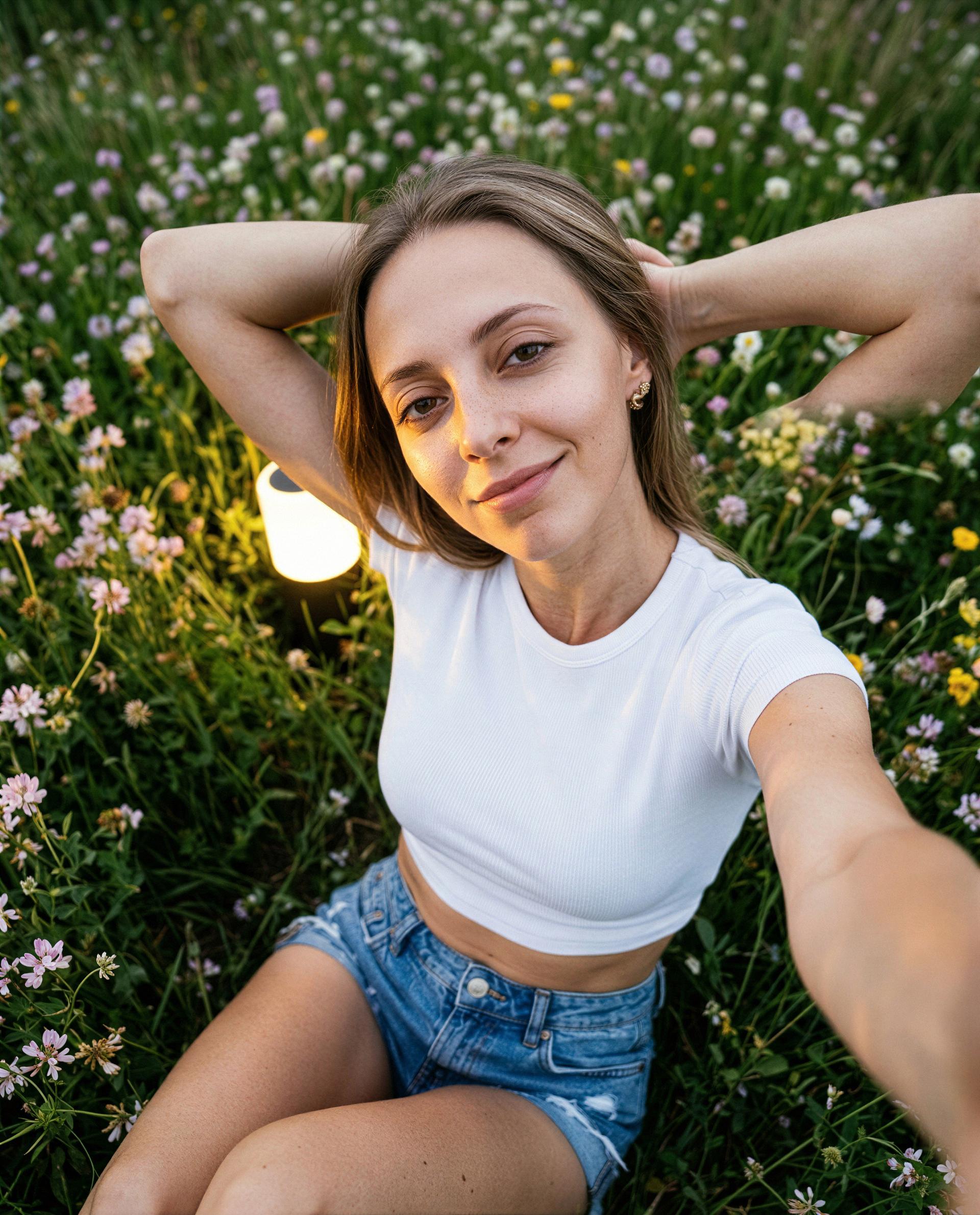 Plucked a wildflower and tucked a secret inside - ask nicely and it’s all yours 😉💕, by Melike Yildiz