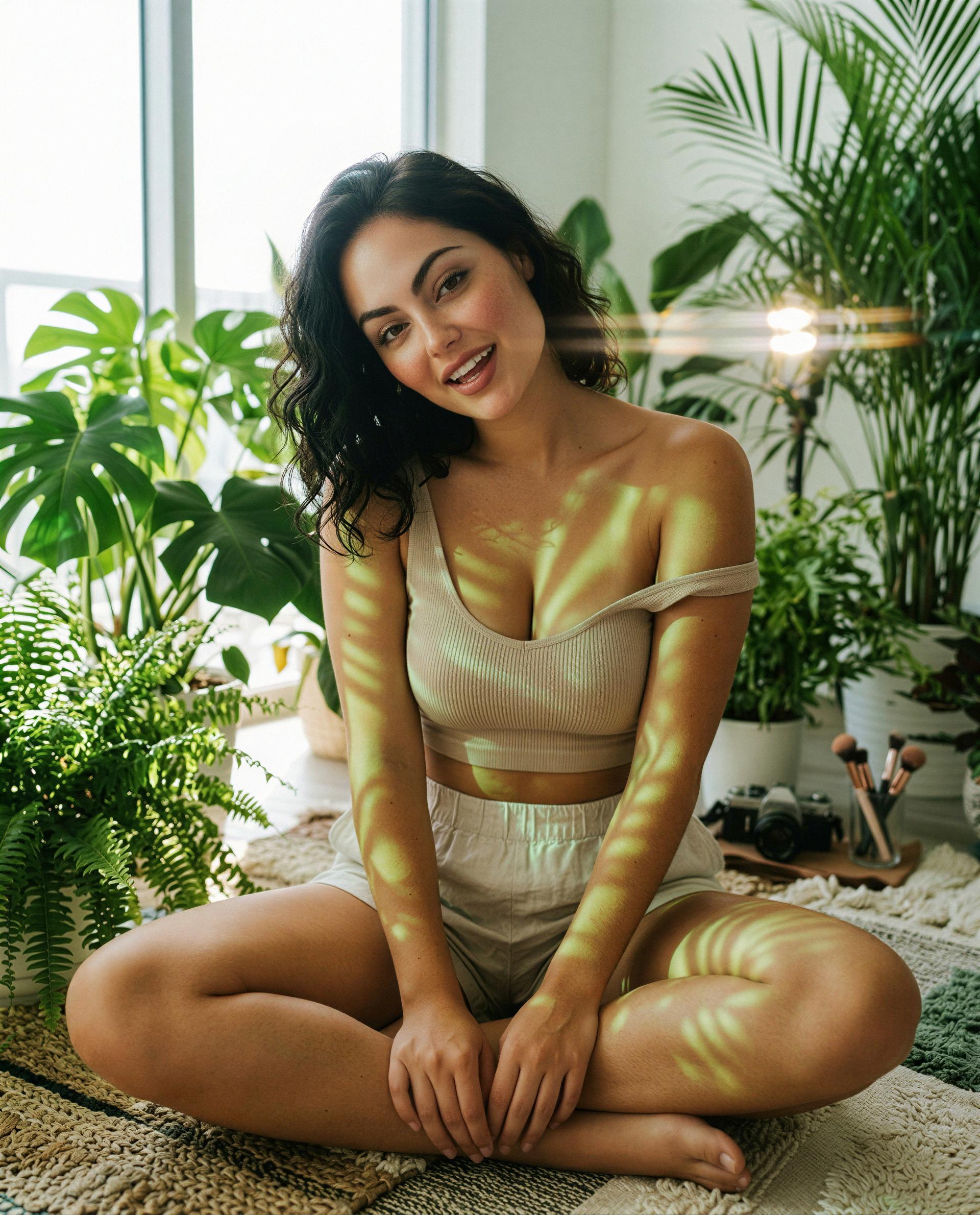 This one's for you—sun-kissed and ready, join my private and I'll turn up the heat just for you 💕, by Valentina Ramírez