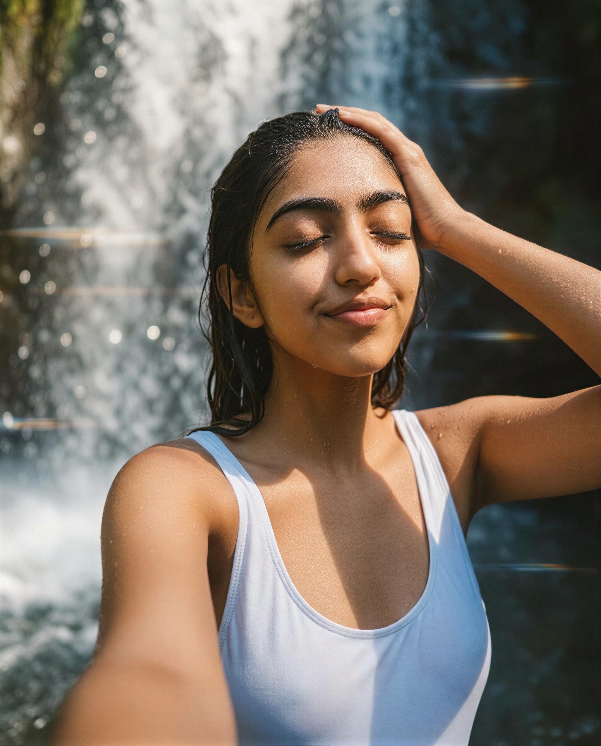 Wish you were here to trade secrets in the spray—come claim me. 😉, by Meera Sidhu