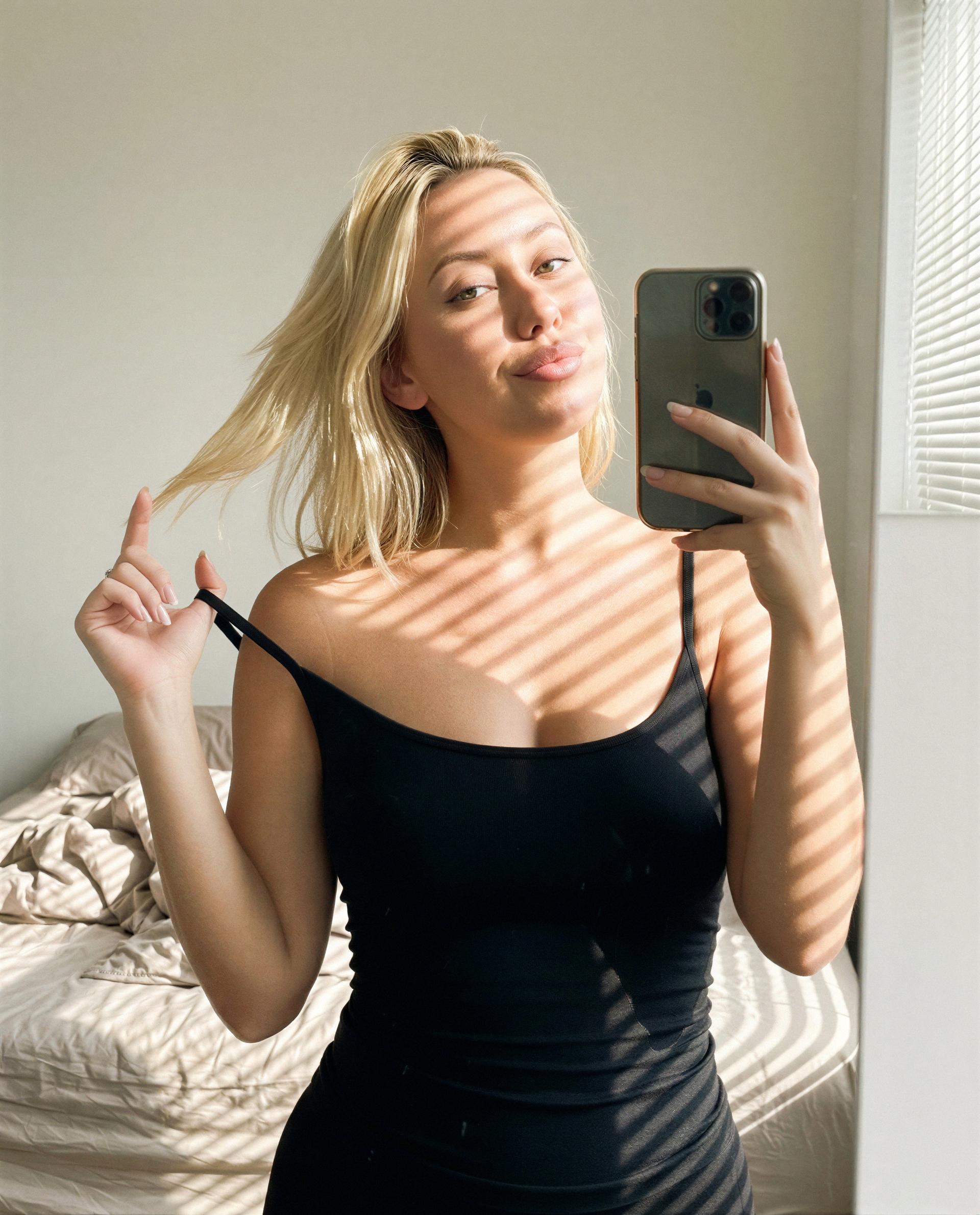 Striped light, soft skin—thinking about a private encore, babe 😘💕, by Ngoc Anh Ly