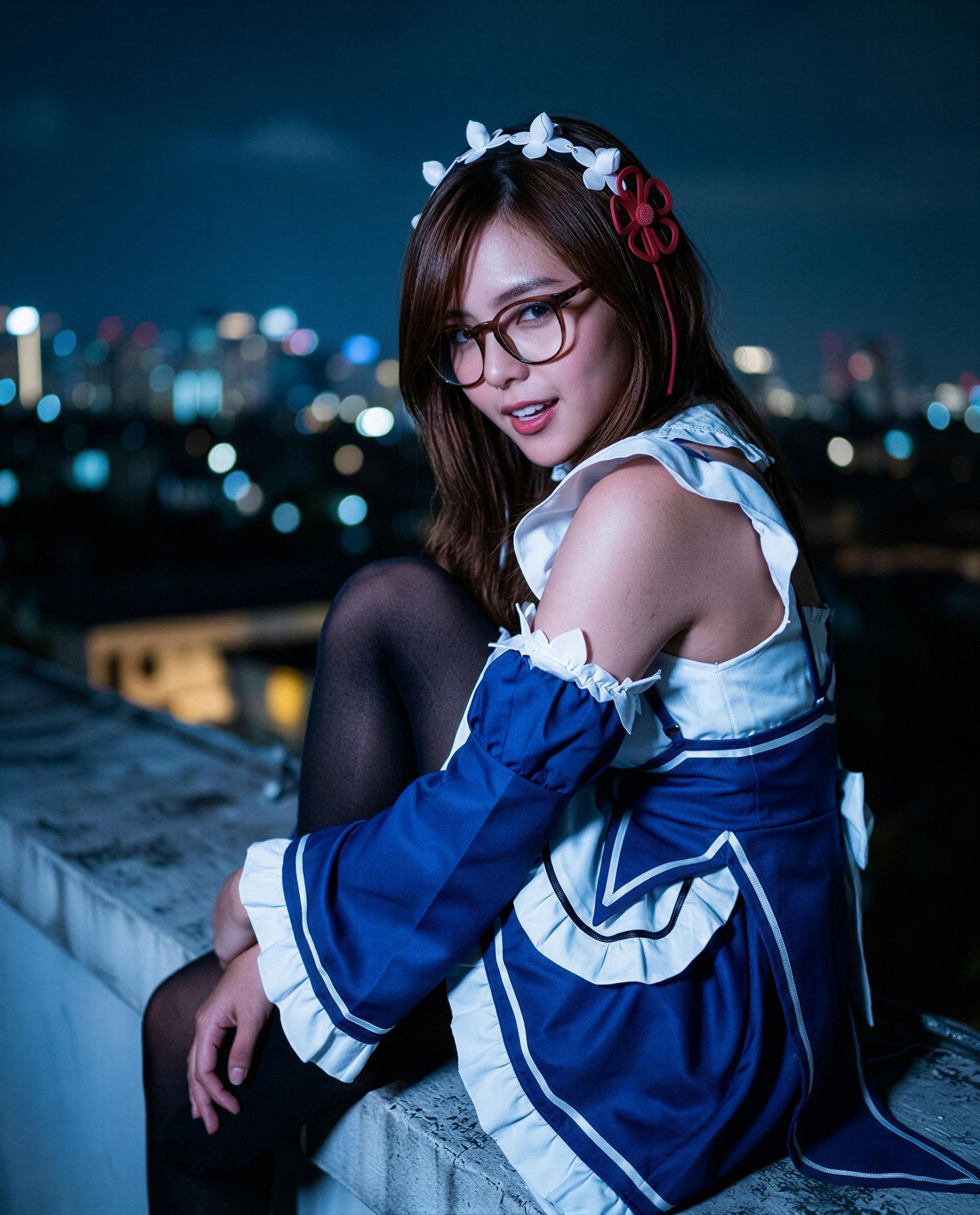 High above the city, just me and one lucky inbox - make me your midnight secret? 😘, by Yaritza Quispe