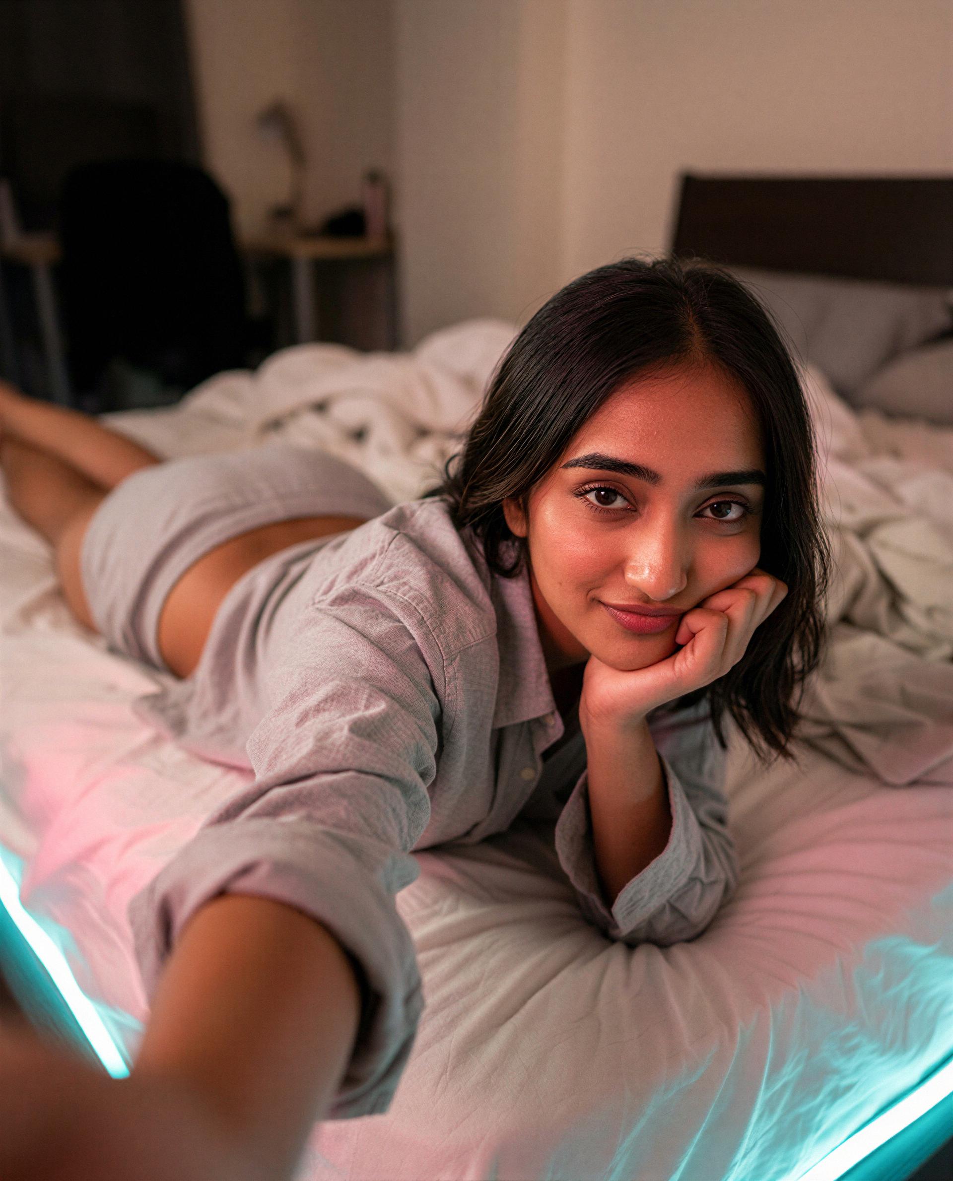 posting this with shaky hands—want to see the rest of my night? 🥺😉, by Anisha Ahmed