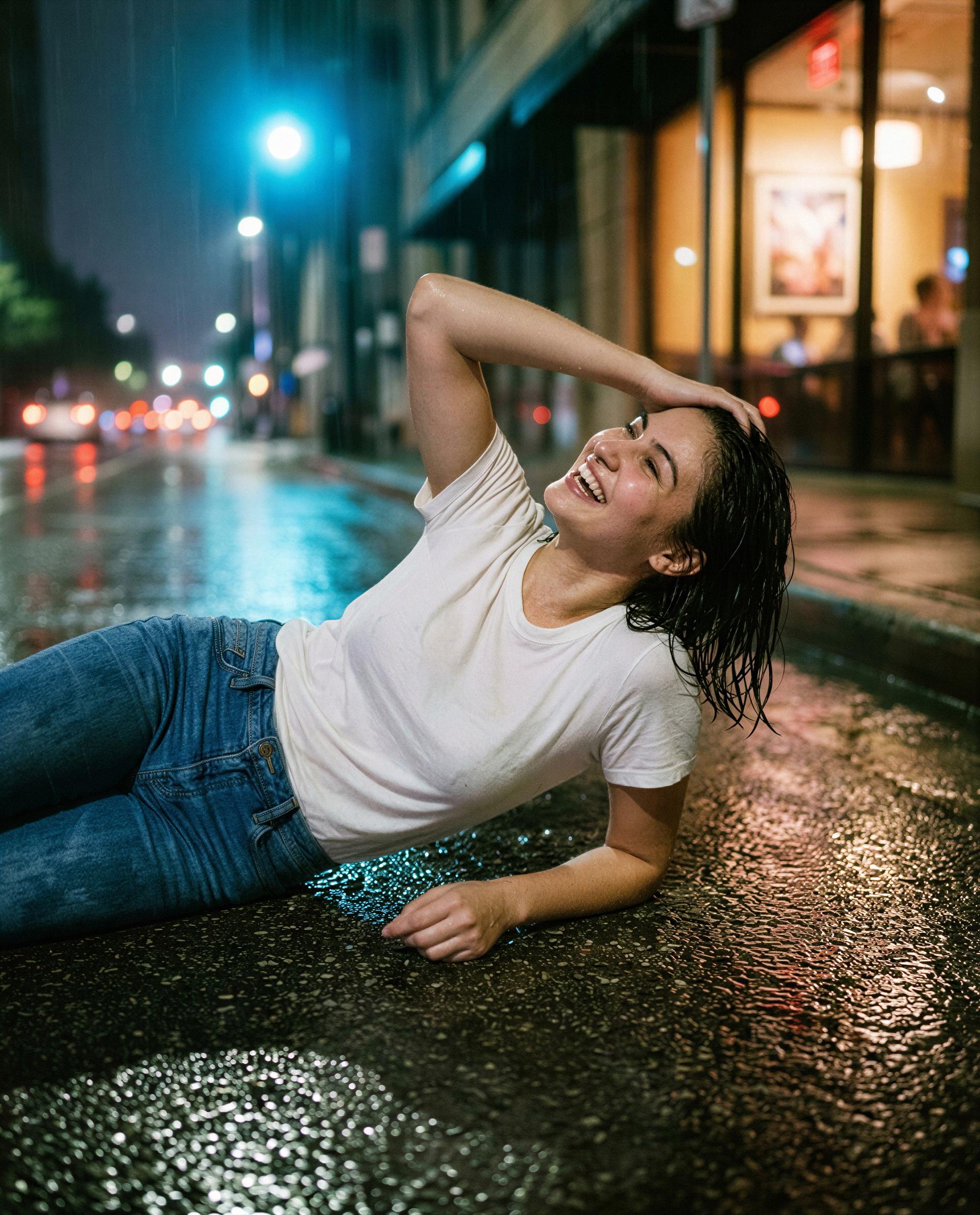I fell for the rain - wanna help me back up, close and slow? 😘, by Gauri Ansari