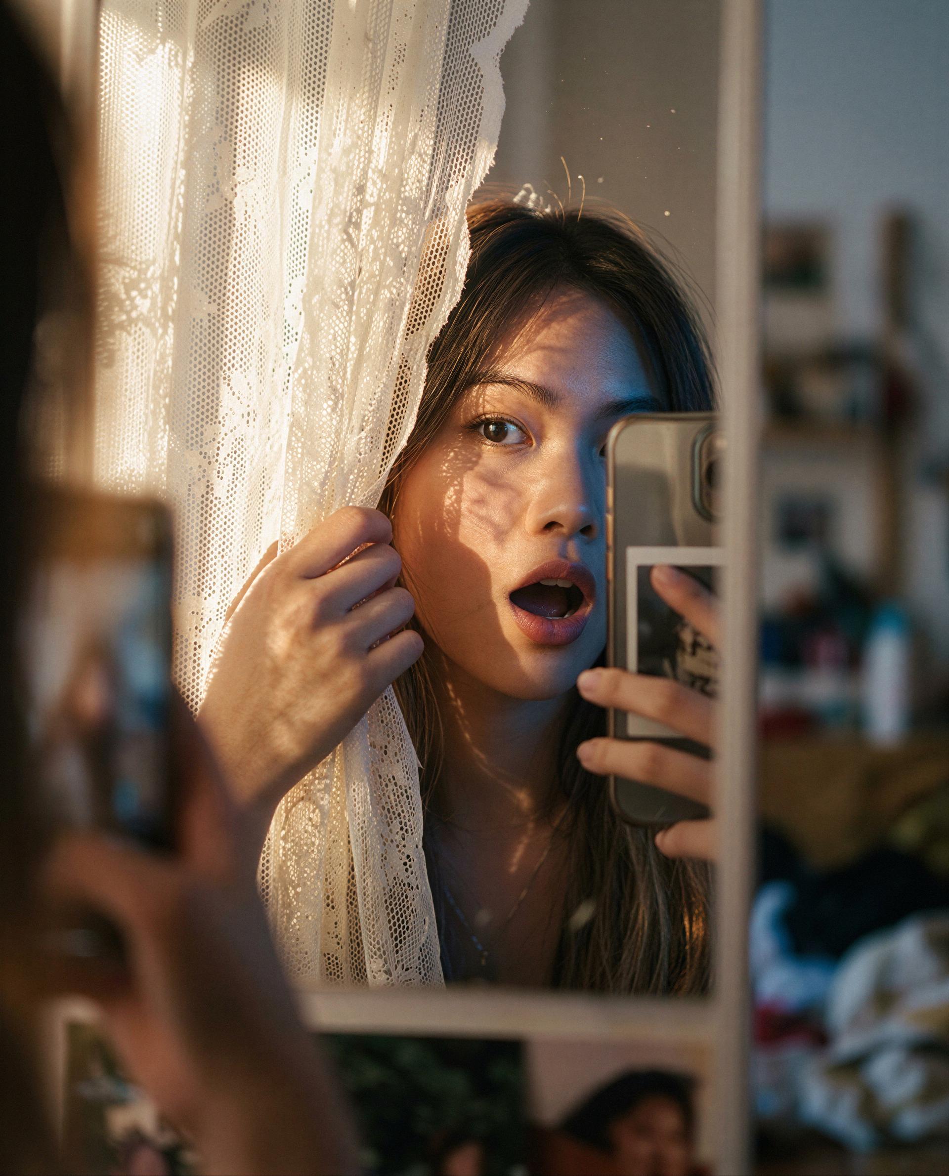 Caught me looking like trouble—wanna be my alibi tonight? 😘, by Yoon-ah Kim