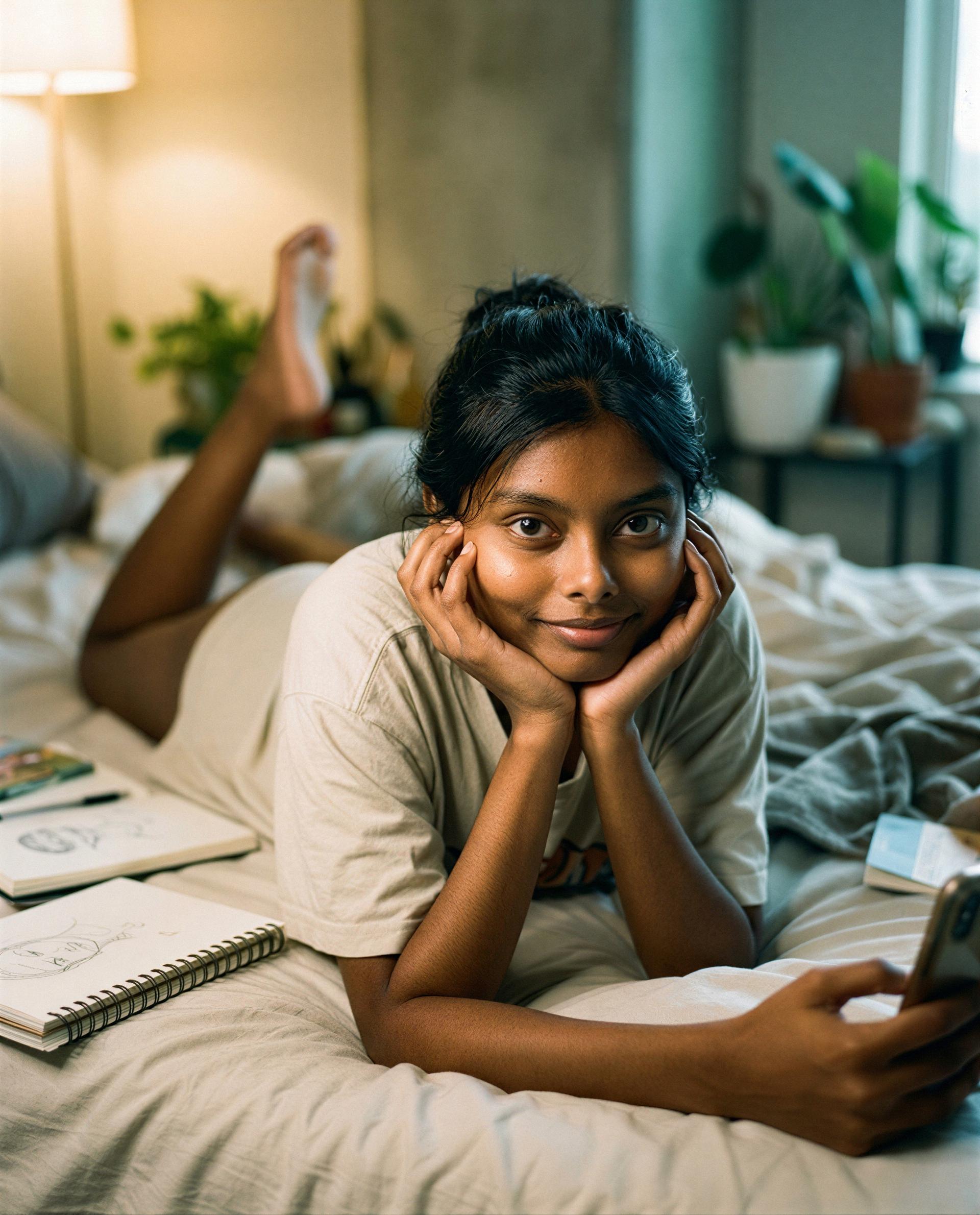 Messy sketches, softer smiles—I've got a private show with your name on it. 😉, by Esha Joshi