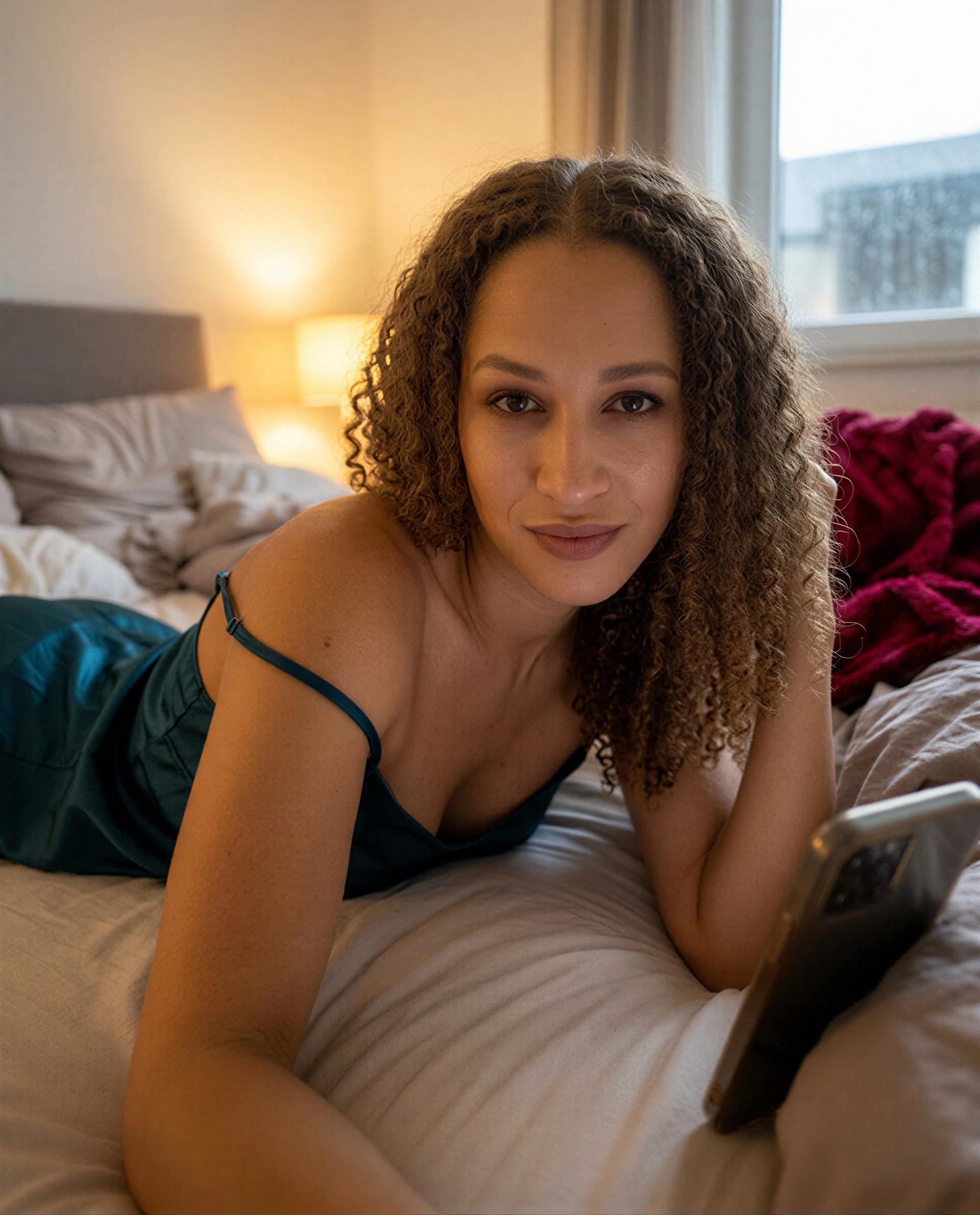 This view’s reserved for you—tap my messages and I’ll make it worth the wait. 😘, by Carmen Rodriguez