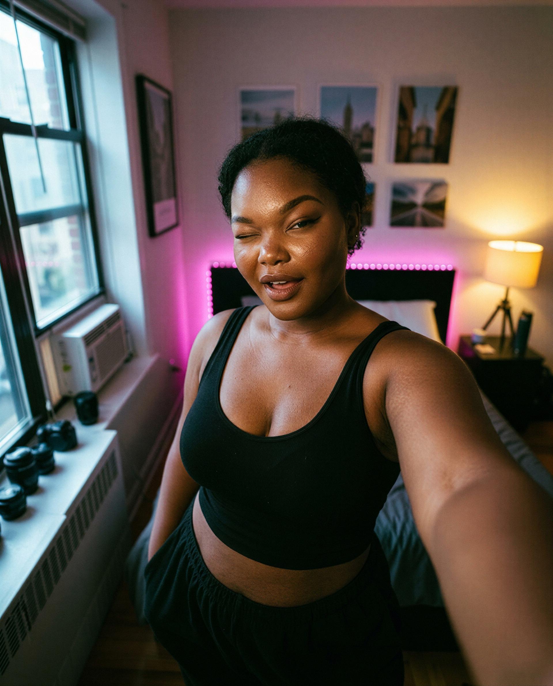 Wink sent - reserve your front-row seat and I’ll give you a private performance you won’t forget 😏, by Essence Johnson