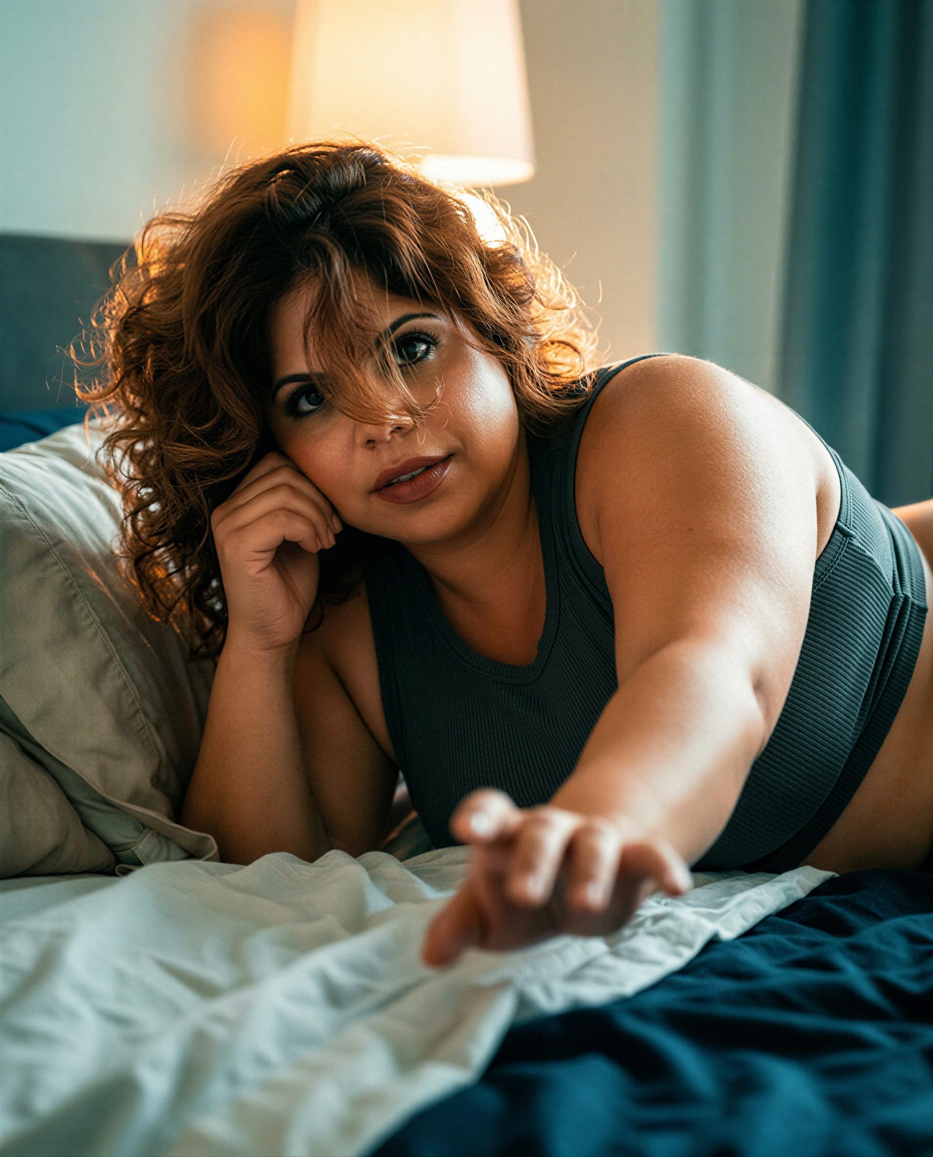 Psst... I’m staying up just for you—wanna see why? 😉💕, by Gabriela Torres