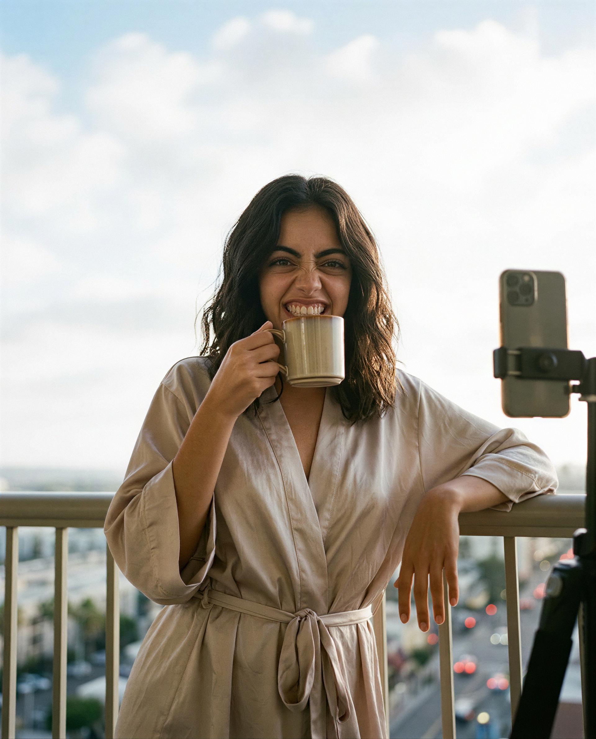 Coffee's just the warmup—subscribe for the main event 😘, by Ana Rios
