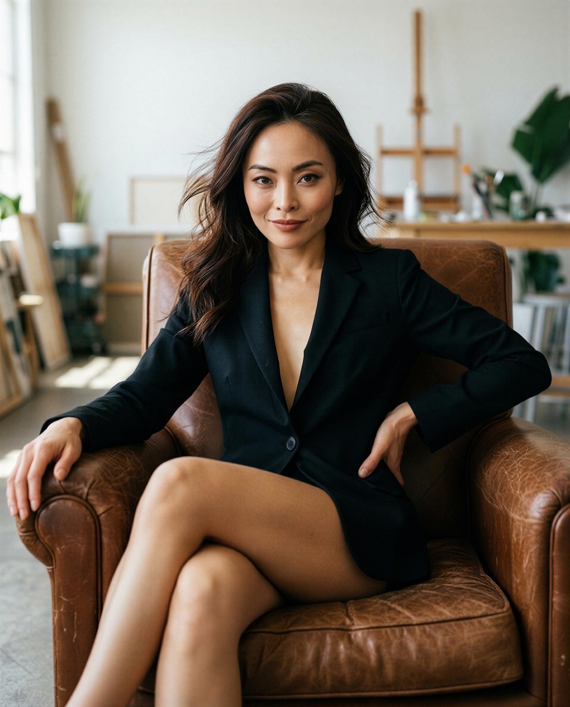 One click and I'll trade this blazer for something a lot more private - tempted? 😉, by Tara Das