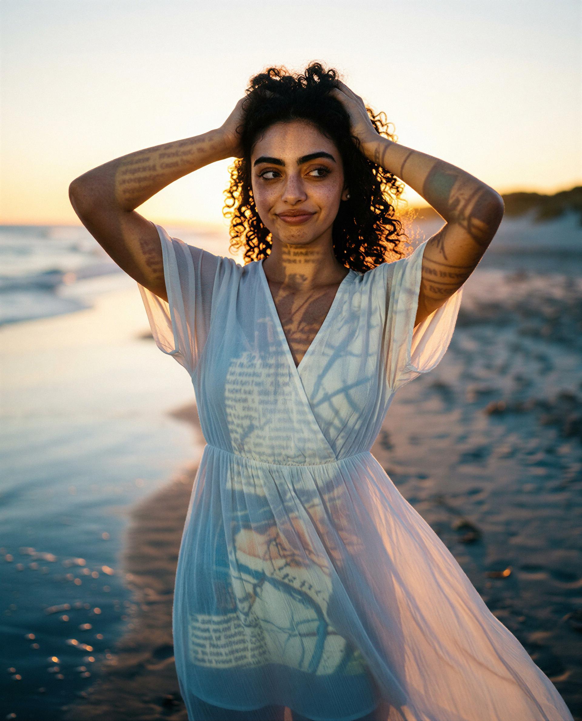 Sunset's writing on me—come read every line. 😉💕, by Fatima Hassan