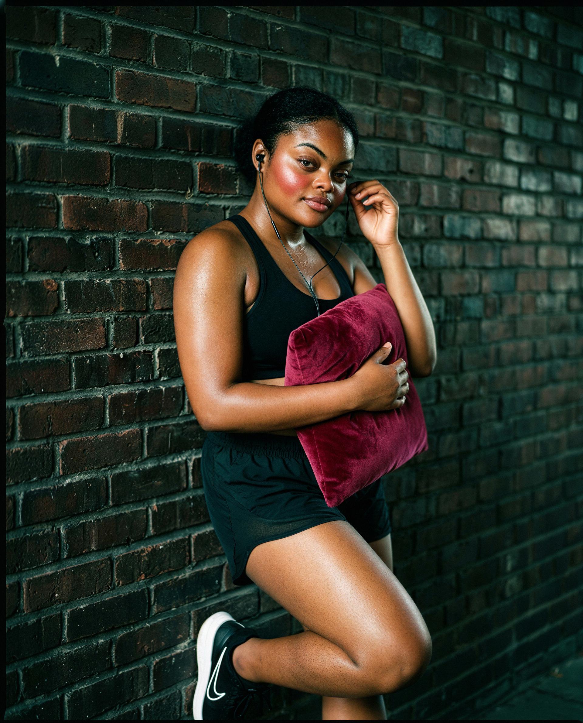 Sweaty, soft, and saving this velvet just for one - come claim it in my inbox tonight 😘, by Amina Sow