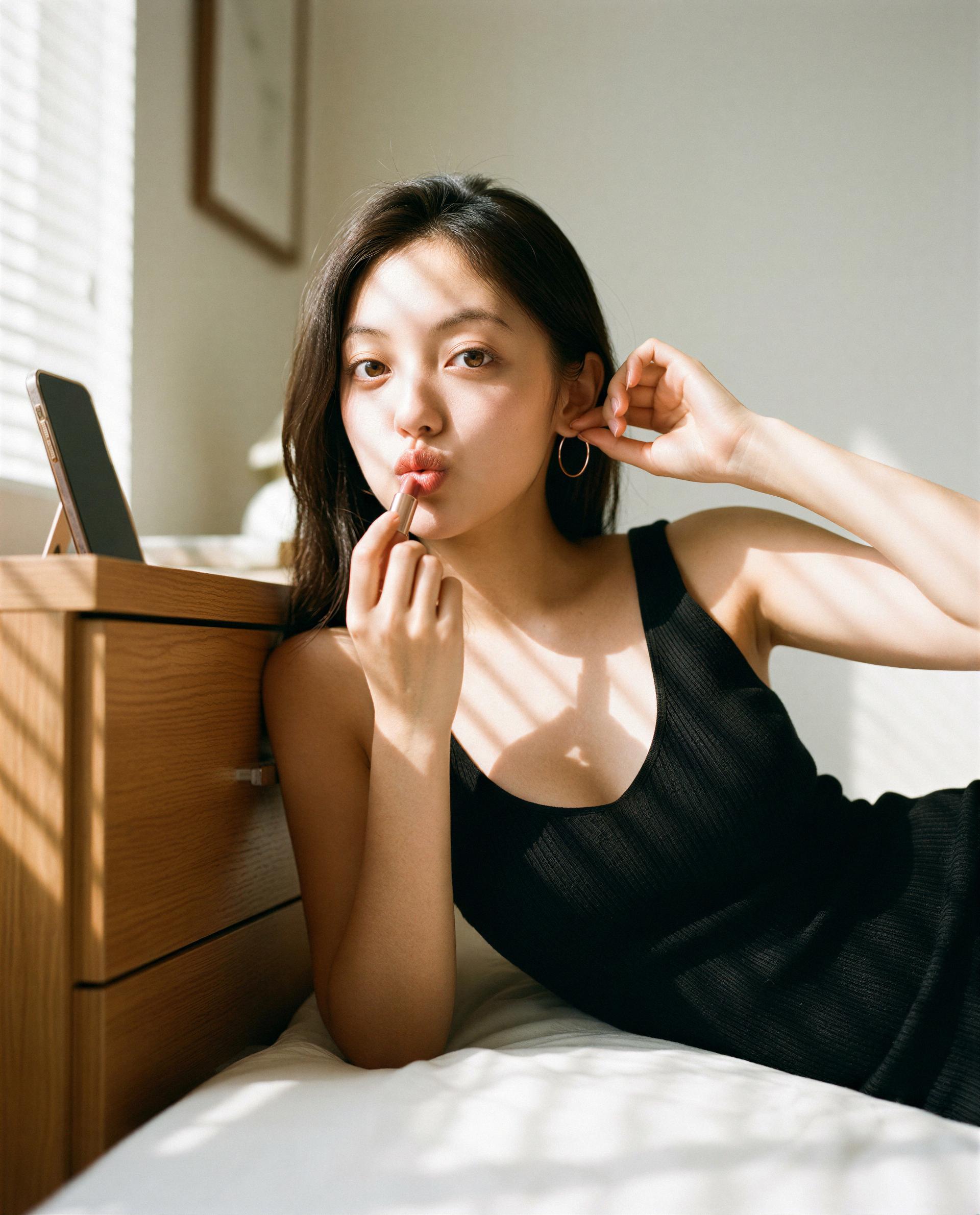 felt brave for two seconds—hire me for a solo show and i'll make it worth every second 🫣💋, by Xue Zhou