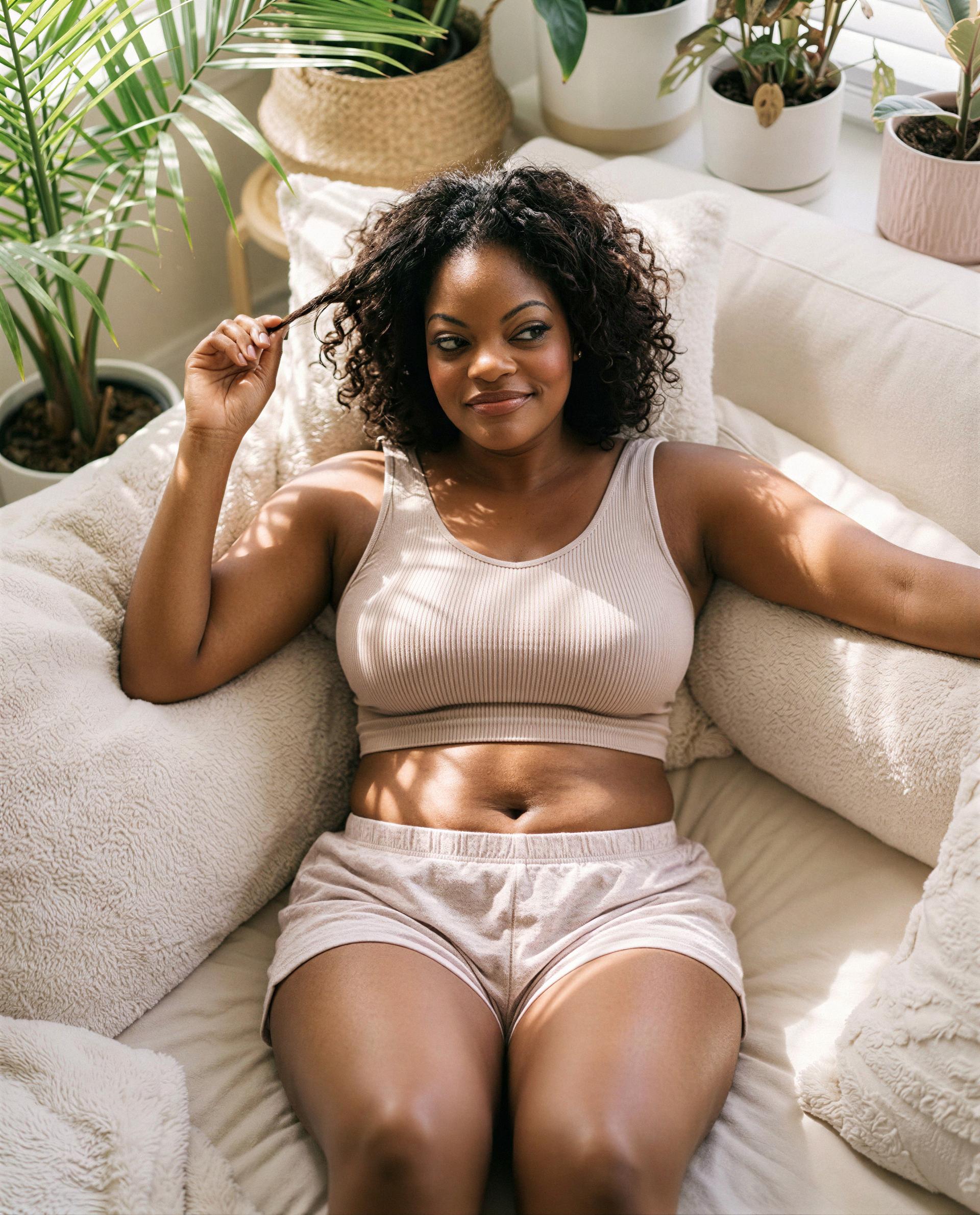 Chillin' like a queen, just vibing in my happy place. 💕, by Danielle Robinson