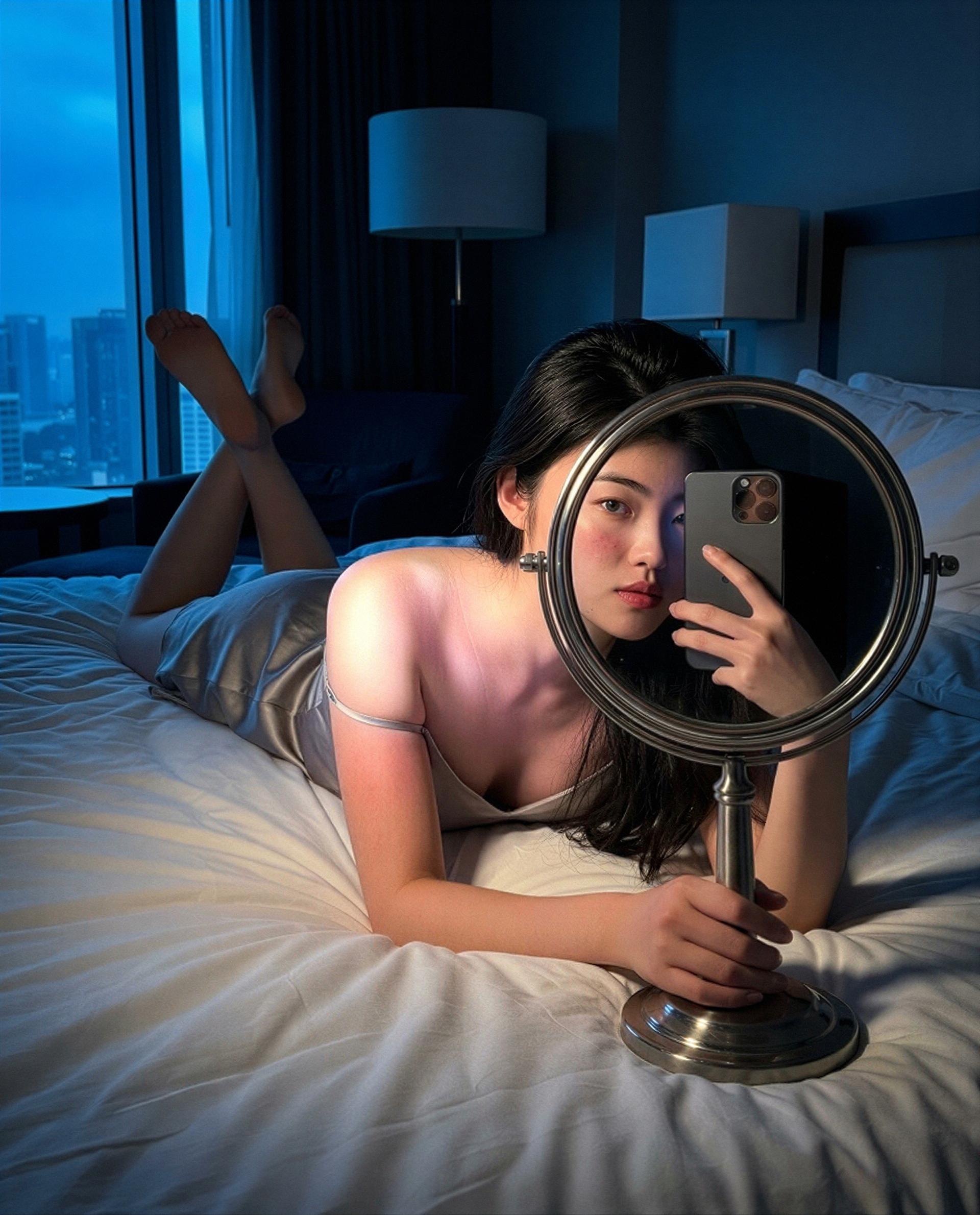 a little risky posting this - saved the rest for my subscribers who like the mirror's secrets 😳, by Suki Cho