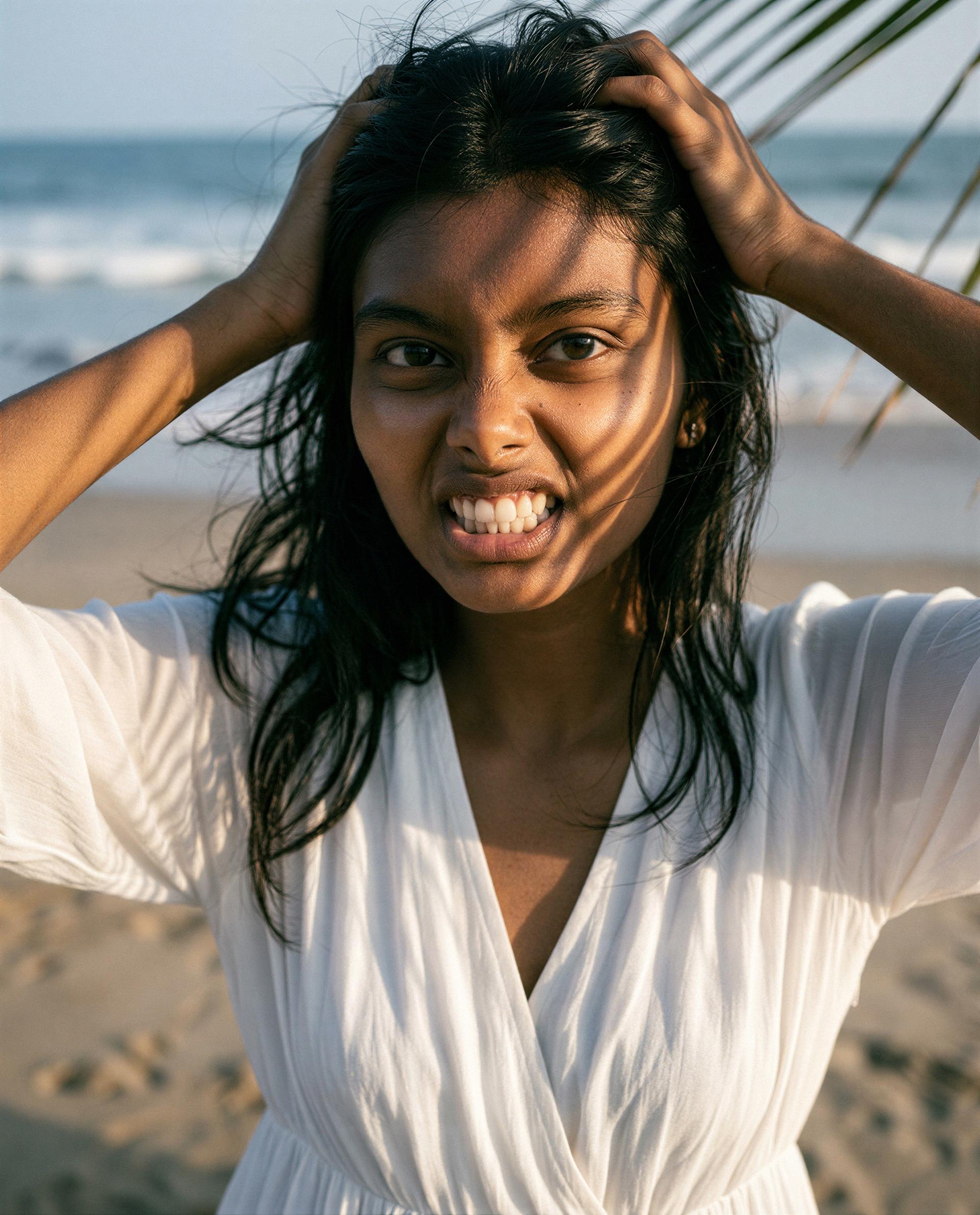Wild hair, wilder intentions—this one's for you. 💕, by Esha Joshi