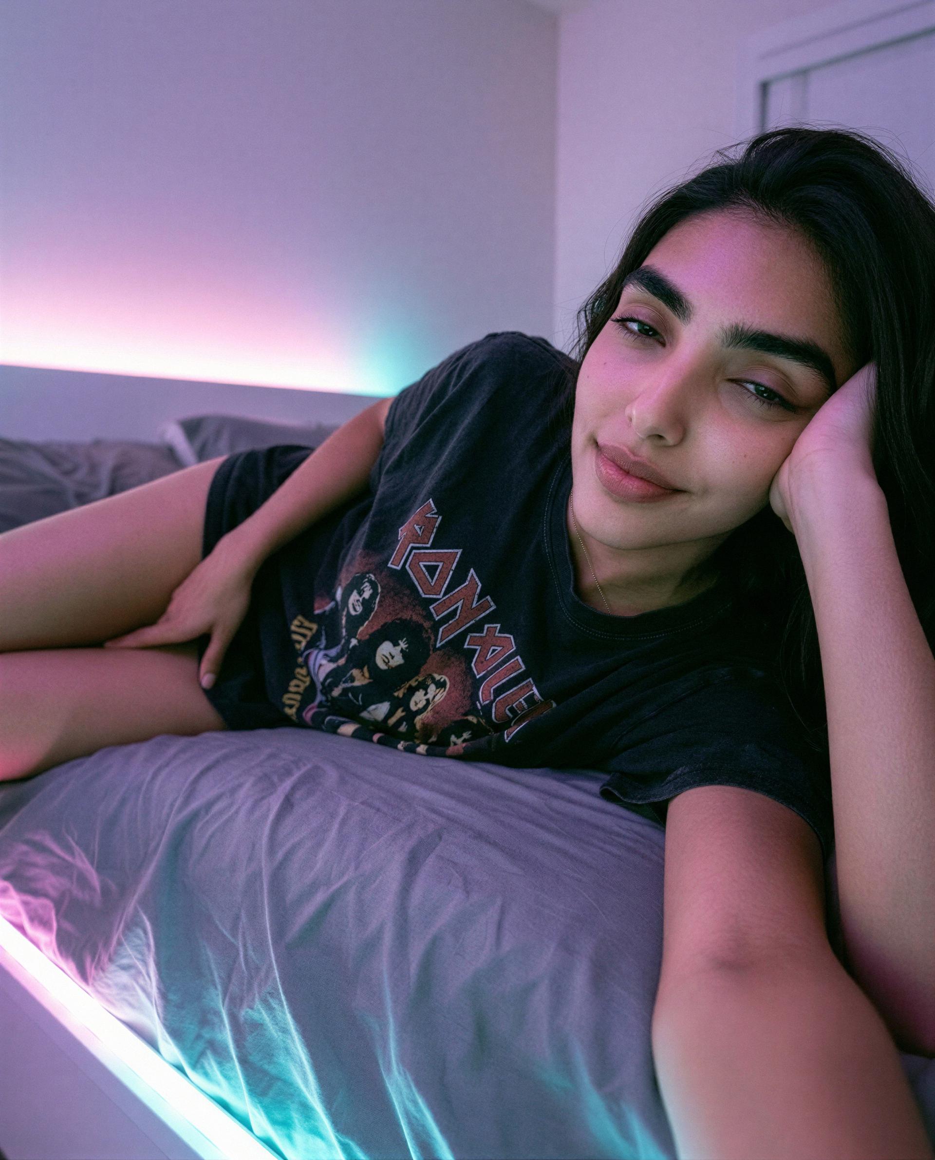 Sneaking into your dreams tonight—hope you like what you find 😘, by Ladan Jahan