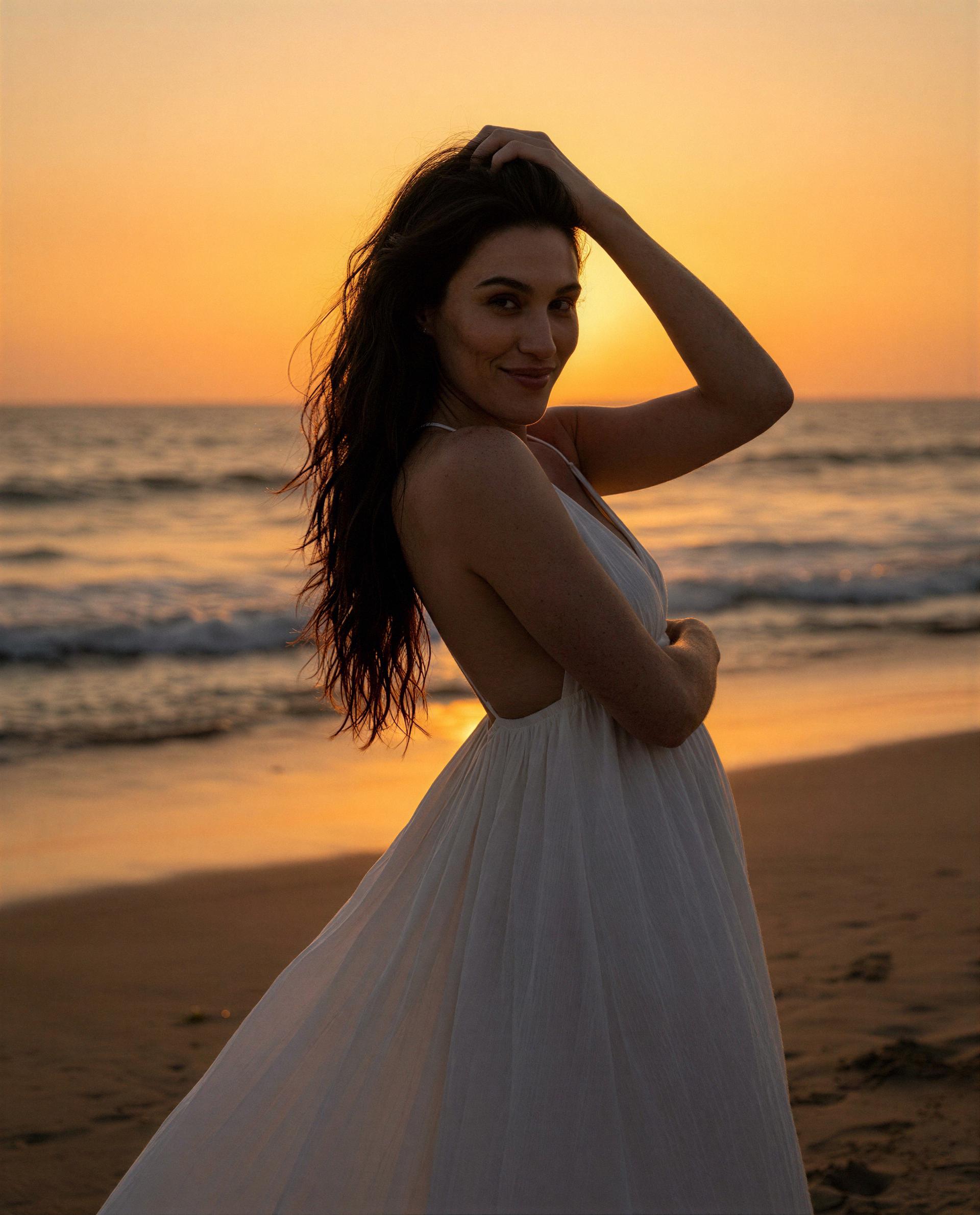 Chasing sunsets and secrets, what's your favorite kind of trouble? 🌅, by Paz García