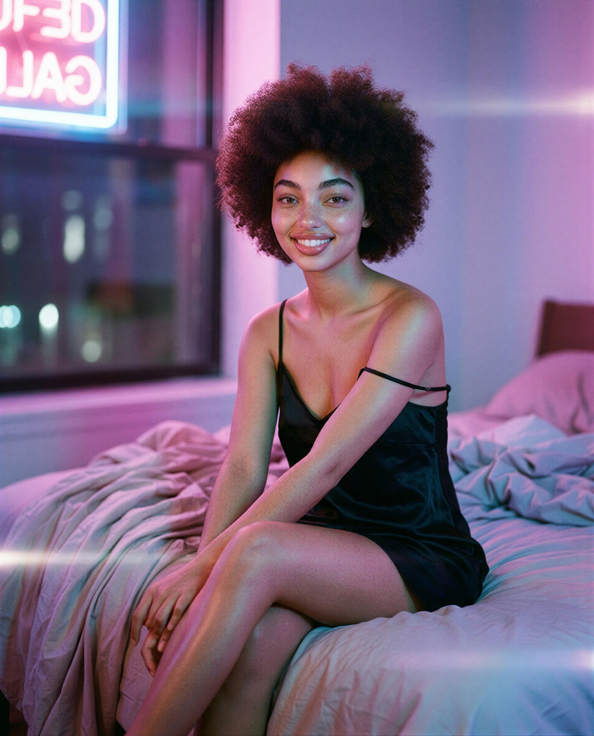 Soft light, softer skin—dare to get closer and I'll show you how I like it 😘, by Zaria King
