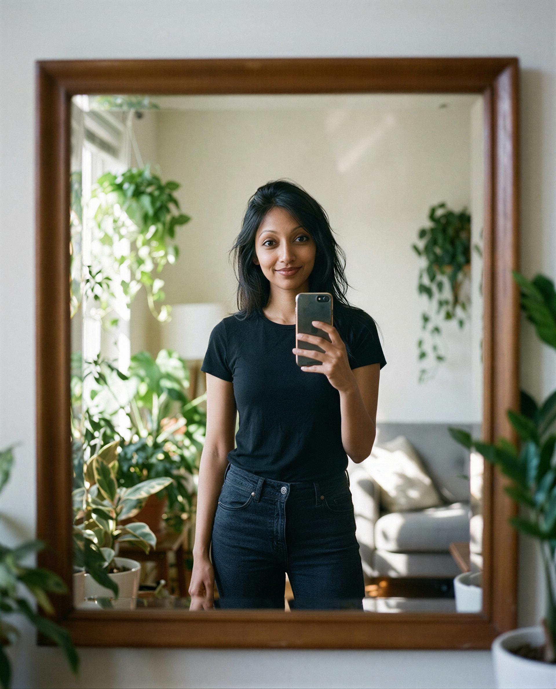 Black tee, bad intentions - book a private showing and I’ll prove every one of them 😈, by Priya Chandra