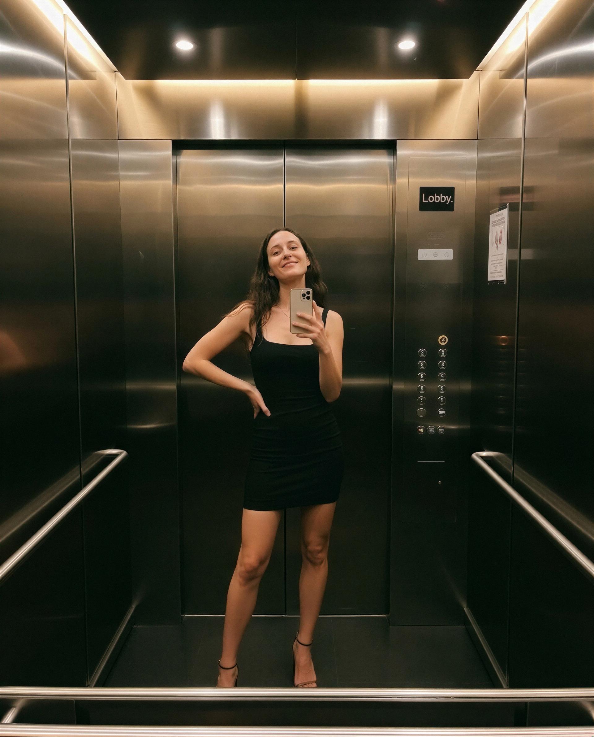 Emily Schäfer: Just taking the elevator to my next adventure. 😏