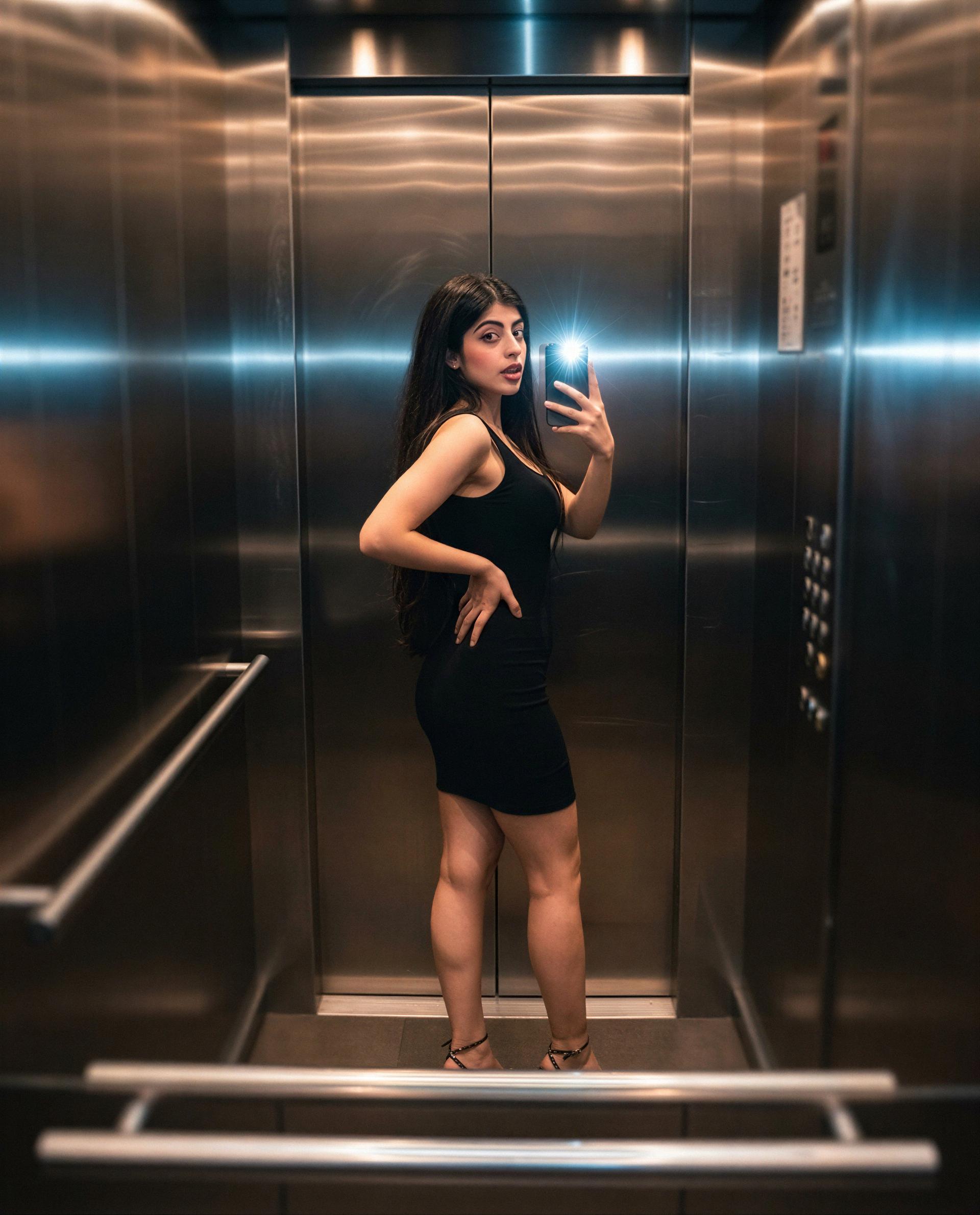 Elevator’s private—wanna step in and make it interesting?, by Yasmin Aksoy