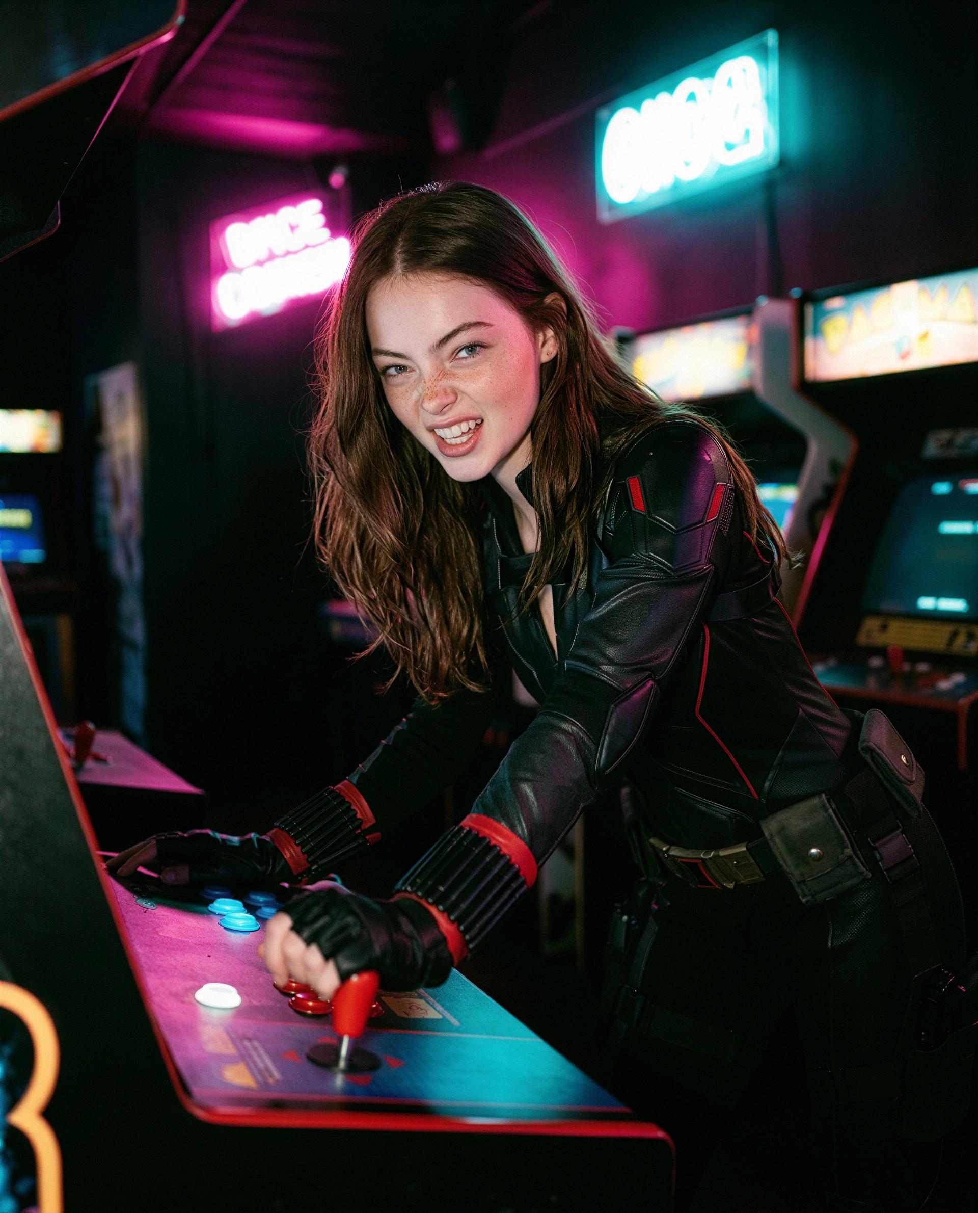 this joystick's warm - tempted to press start with me in private? 🫣, by Siobhan Bianchi