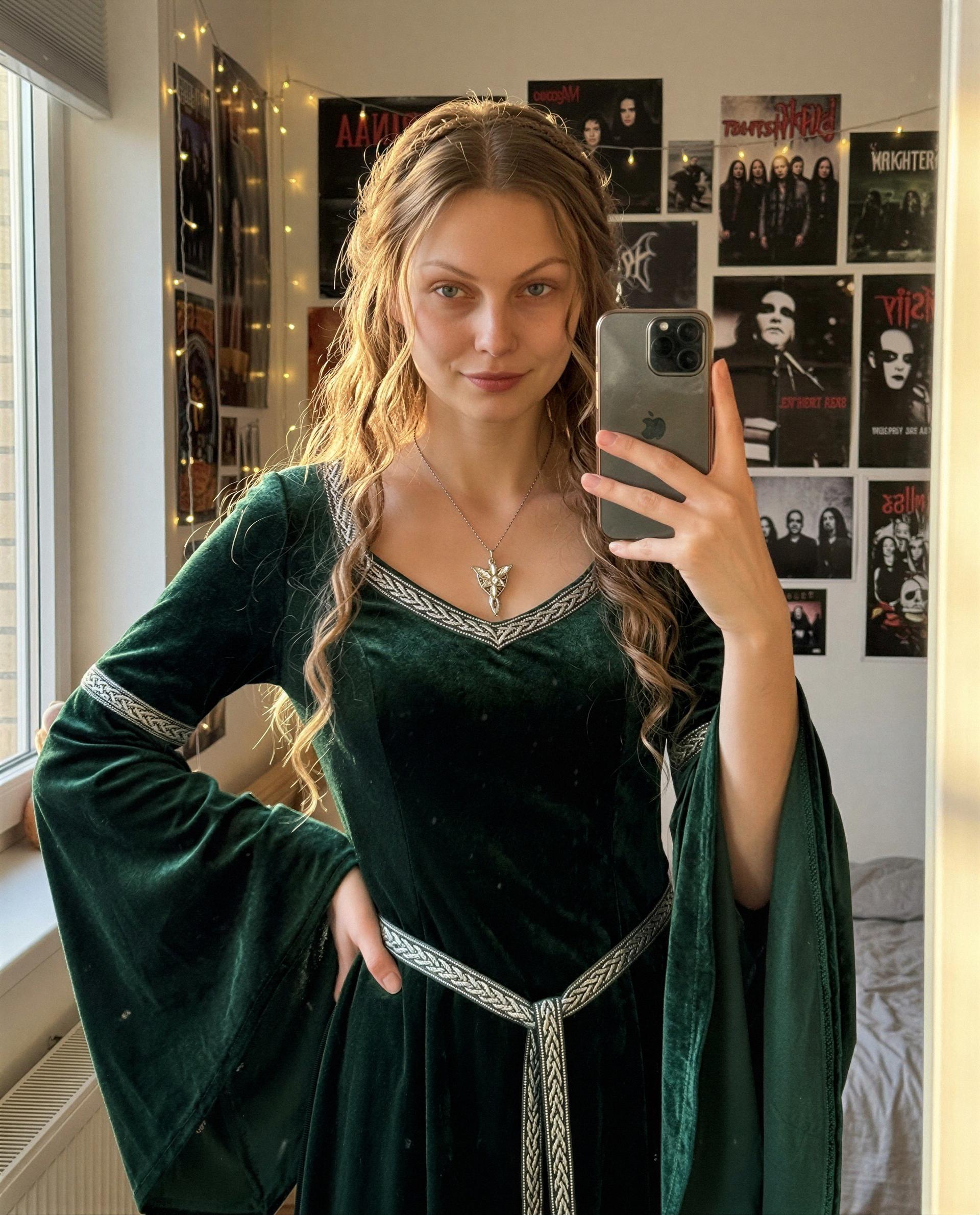 Velvet, braids, and a whisper—come claim me for the night? 💕, by Tatiana Ivanova