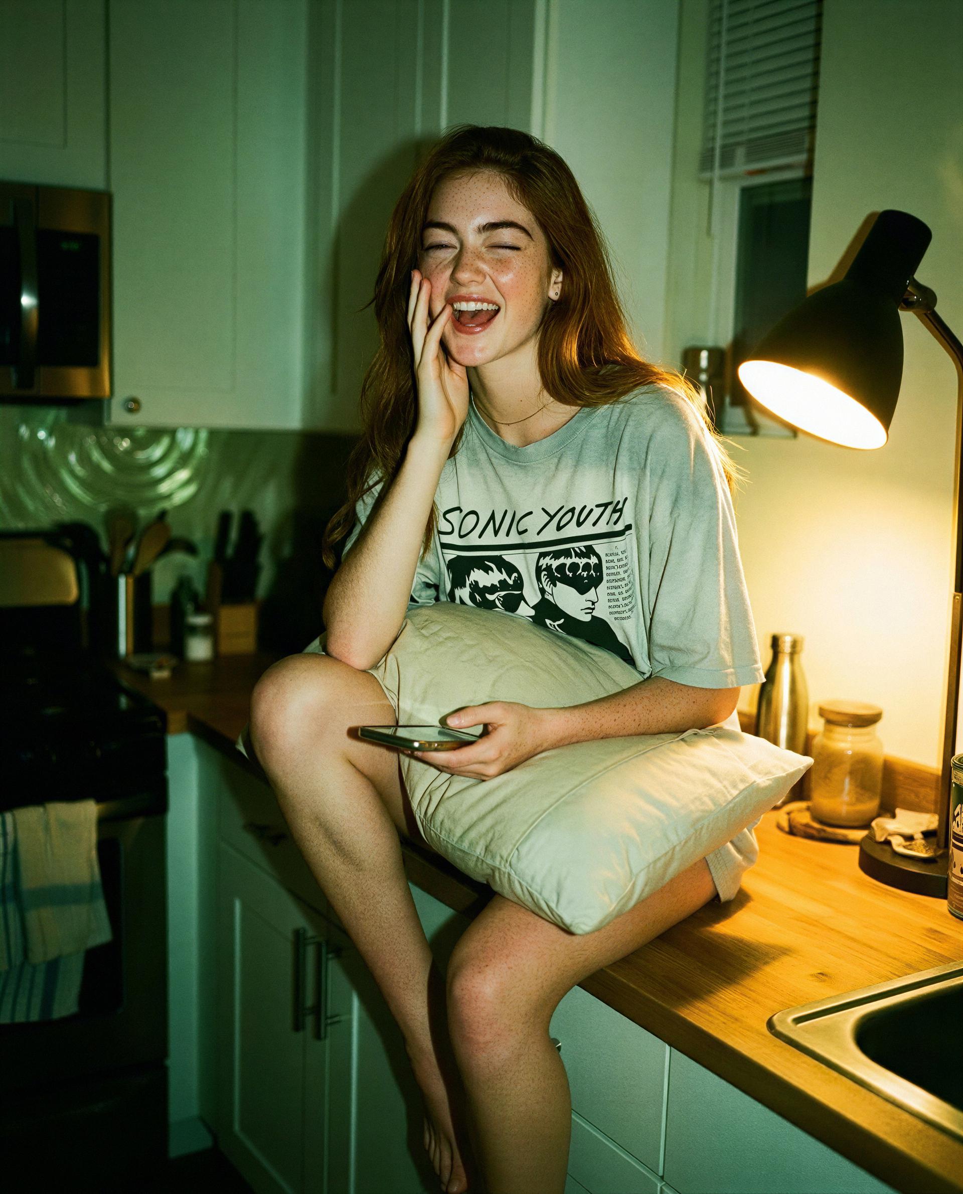Countertop rendezvous—text me and I’ll let you in on the fun 😘, by Hélène Davidson