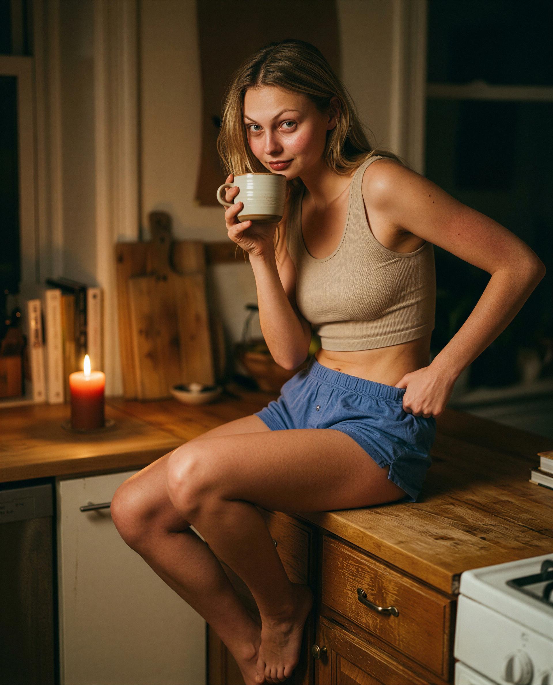 Come for the coffee, stay for the private show I made just for you 💕, by Tatiana Ivanova