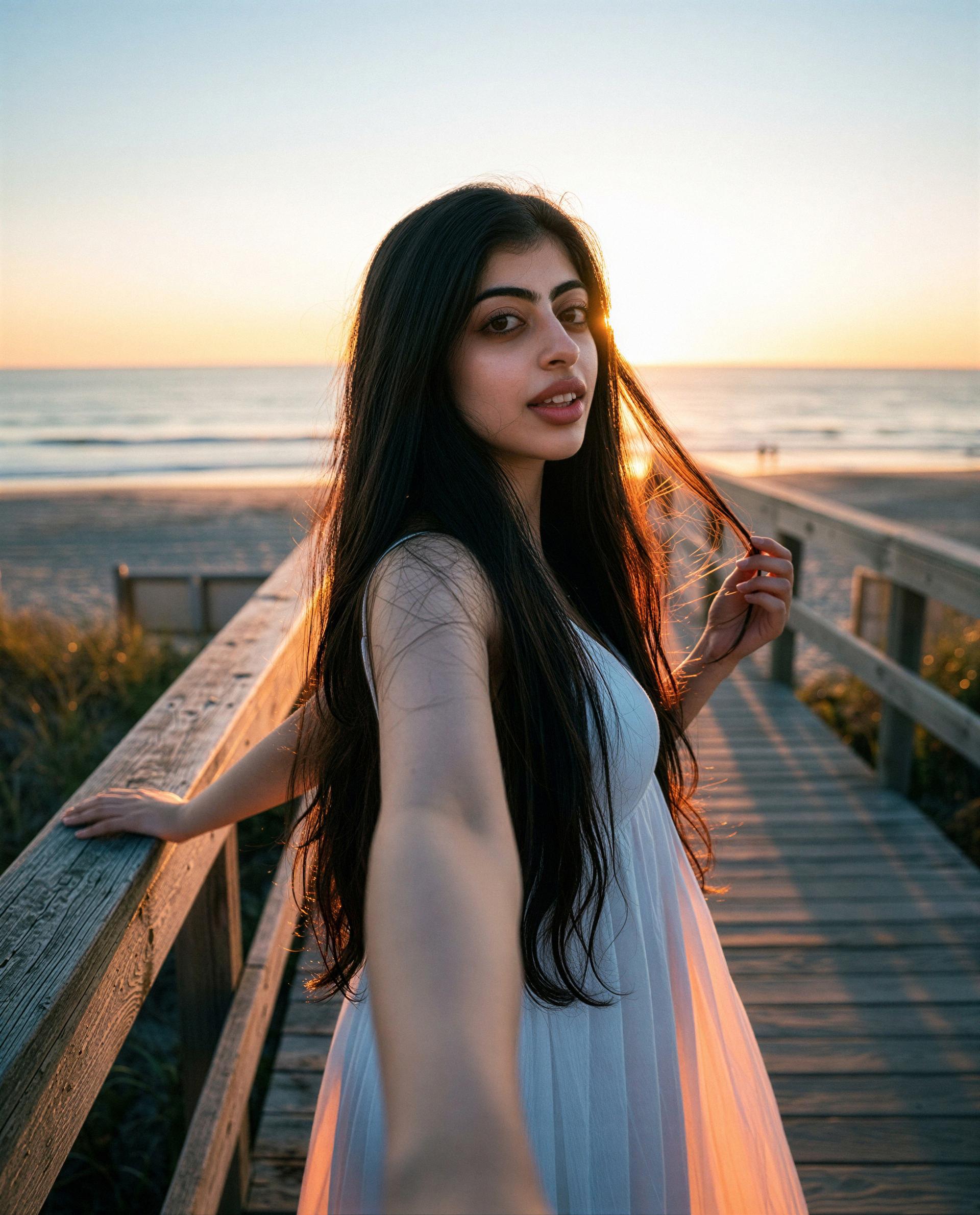 Take my hand and let’s see how close the sunset can get us 😘, by Yasmin Aksoy