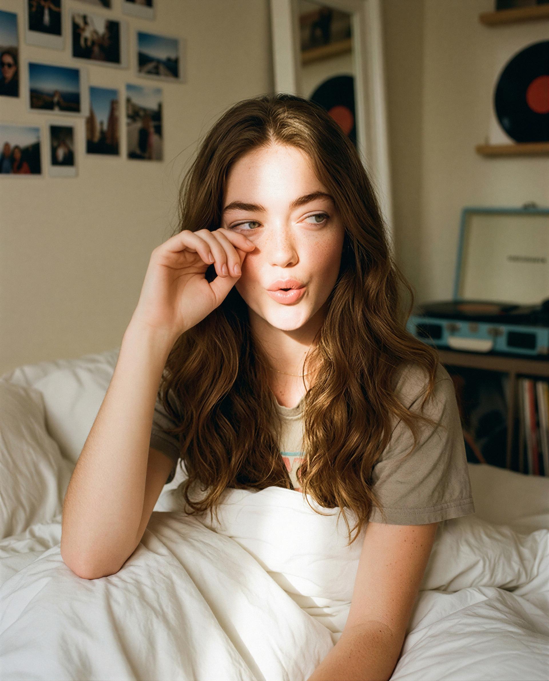 Woke up thinking of you - subscribe and I’ll show you what made me blush 😉💕, by Hélène Davidson