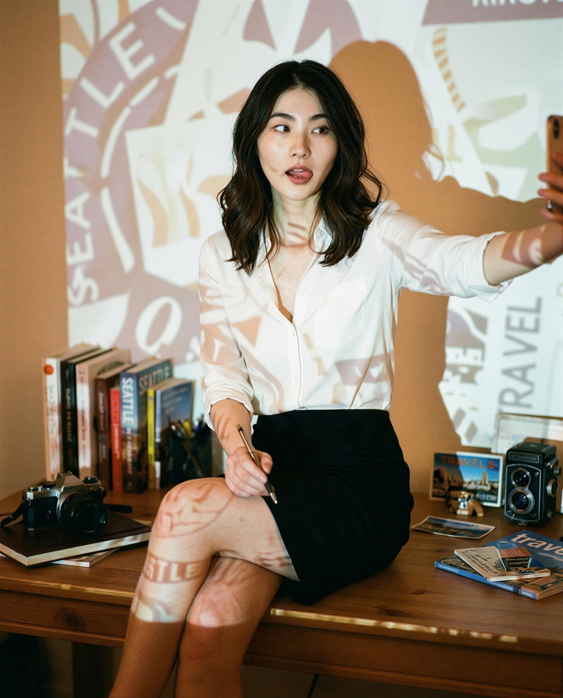 All light and plans tonight - whisper one wish and I’ll make it tempting 😏💕, by Chloe Nguyen