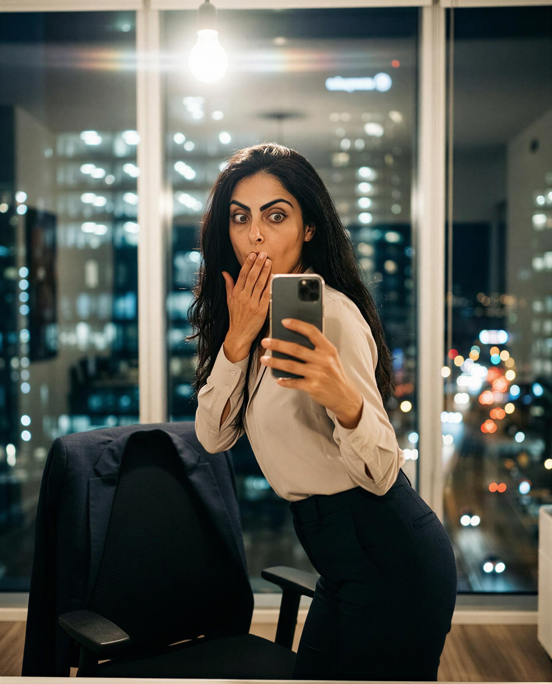 Stayed late just to give you a private midnight show—come closer, babe 😉, by Ceyda Polat