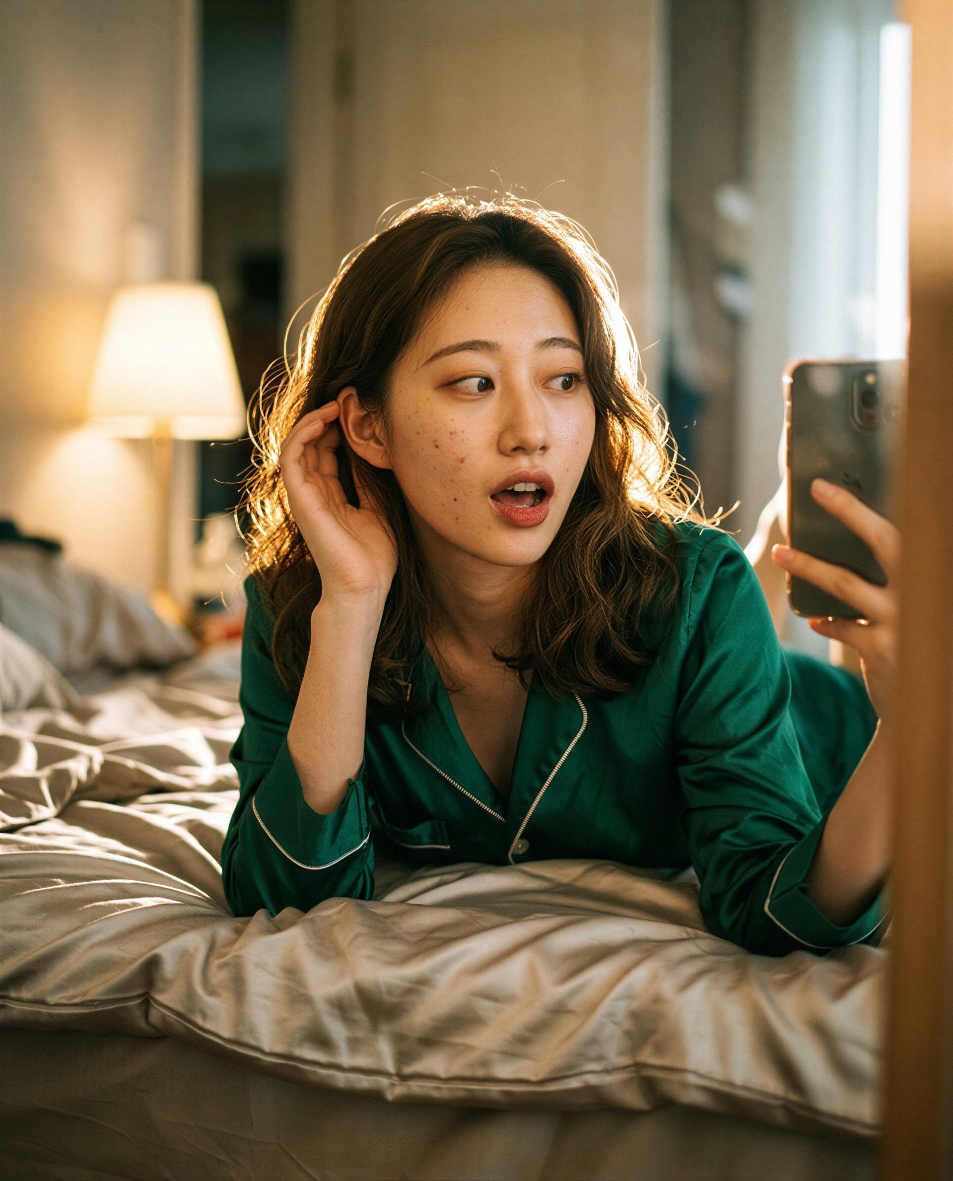 Mirror, me, and one little secret - wanna be the only one who knows? 😘, by Rui Yang