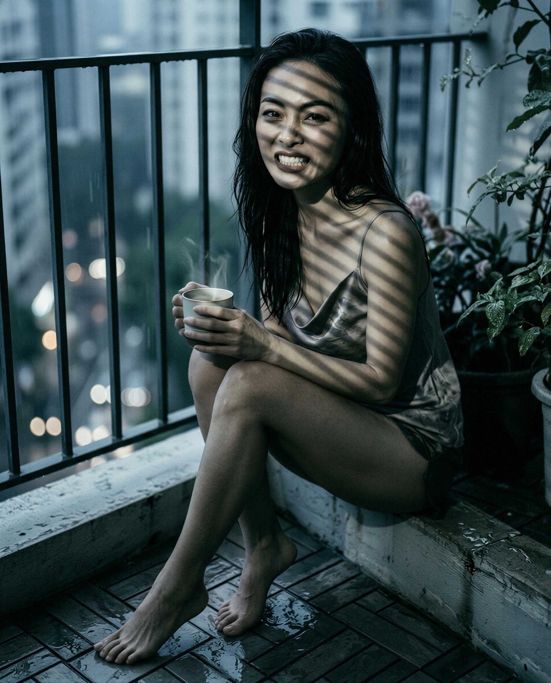 Cup steaming, lights down — come make this night worth staying up for. 💕, by Tara Das