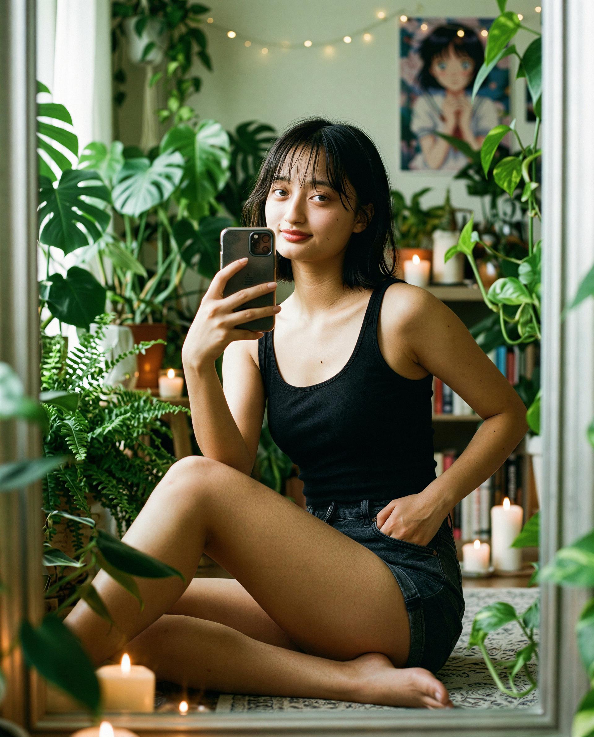 i’m blushing on purpose - fancy taking the rest offline with me? 🥺📩, by Momoko Abe