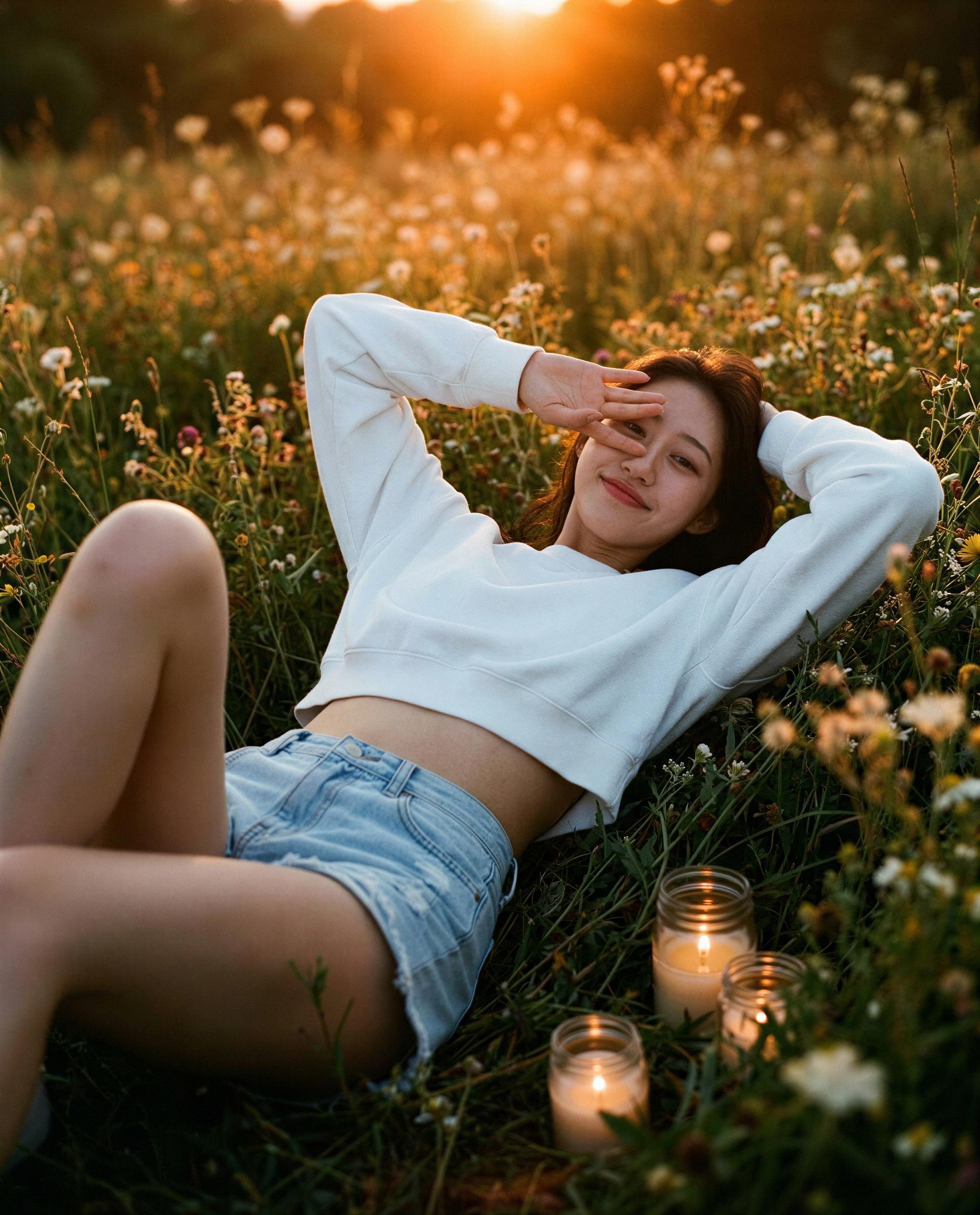 Rui Yang: Just soaking up those golden hour vibes ✨💫