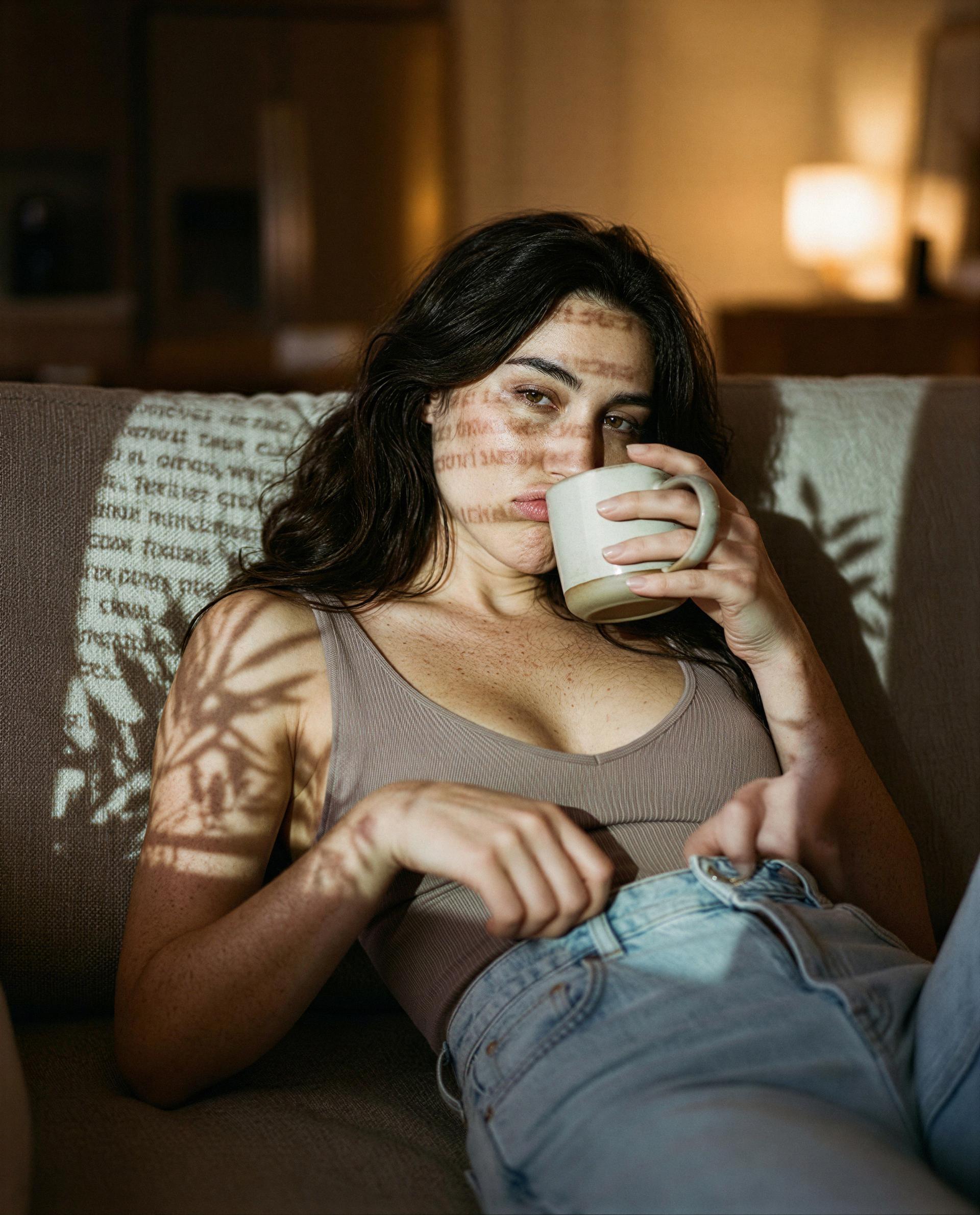 Sipping something warm and saving the sweetest moments for one lucky subscriber - think you deserve a taste? ☕️💋, by Paz García