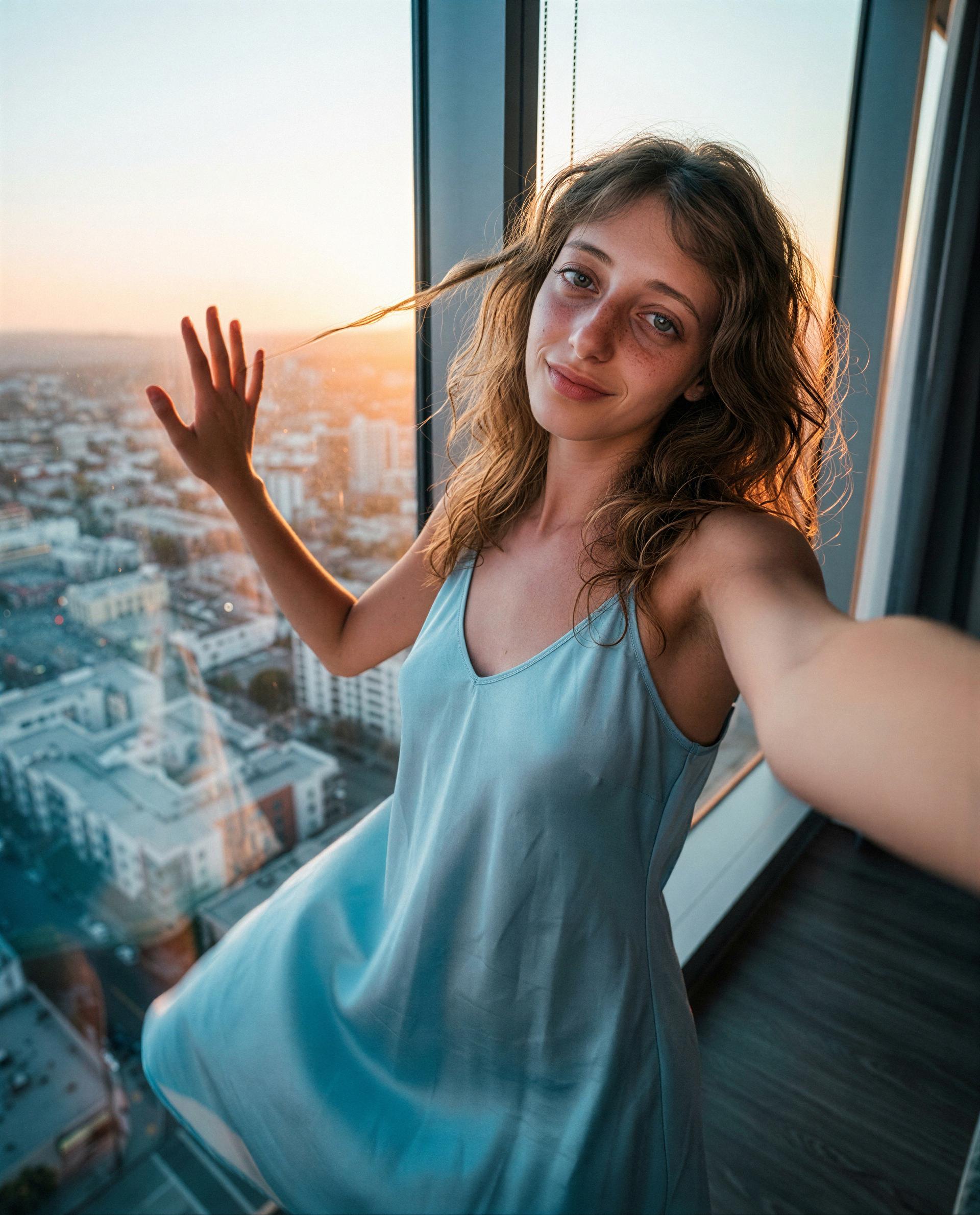Sunset's jealous 'cause my eyes are only for you - come make this view unforgettable 😘, by Elsa Dubois